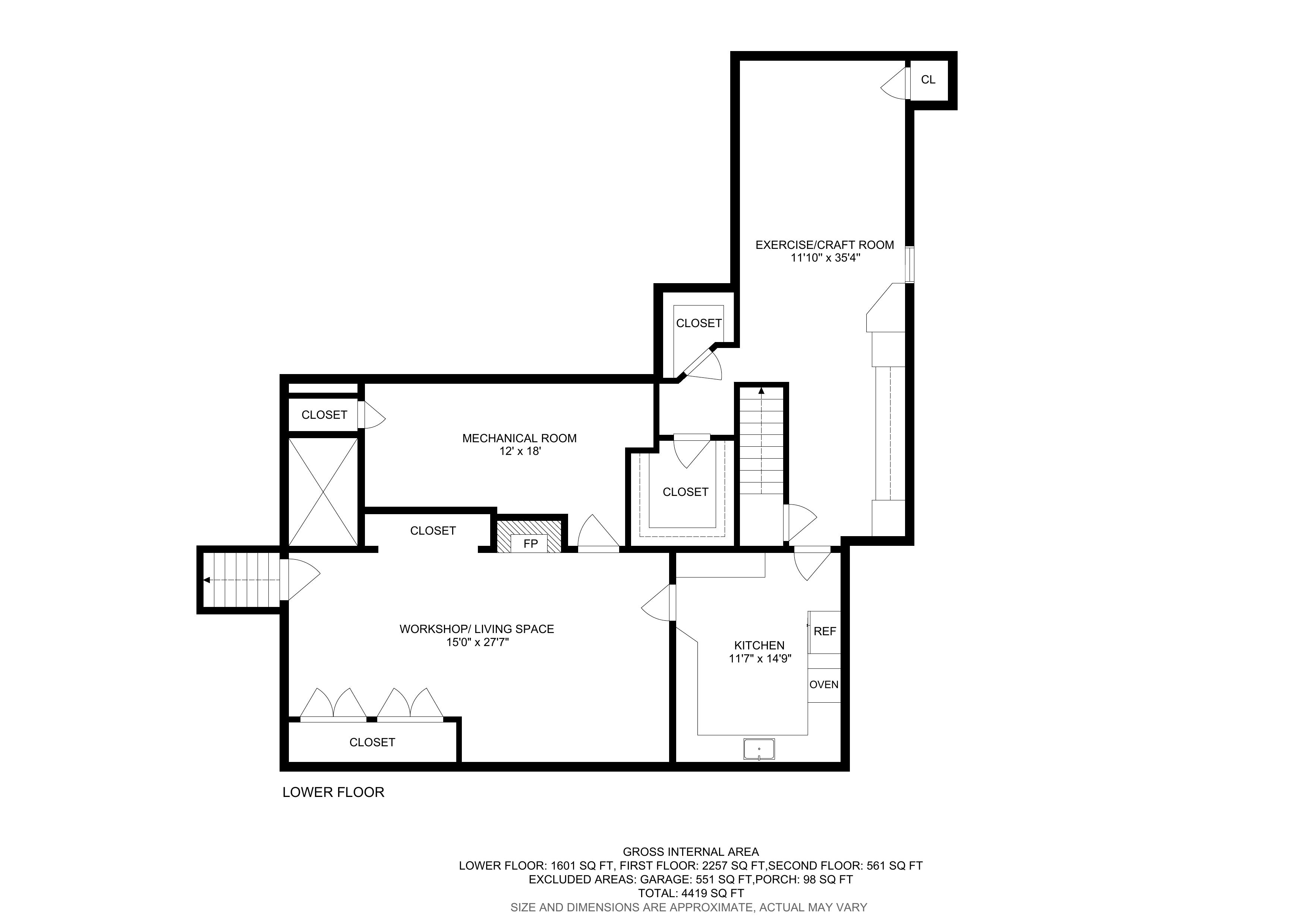 2D B&W Real Estate Floor Plans by The 2D3D Floor Plan Company Architizer