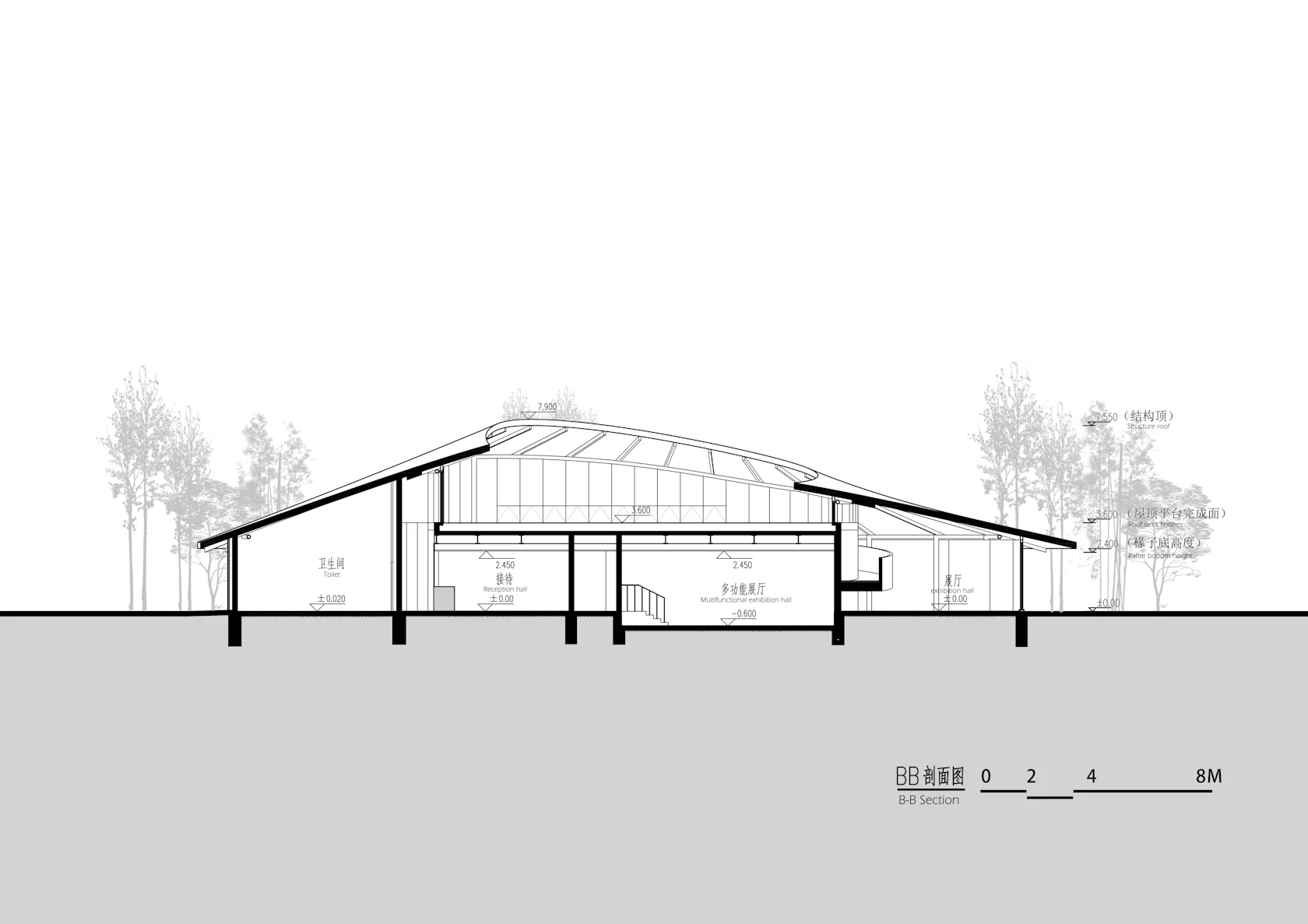 Huanxiu Lake Science Popularization and Education Center design by ...