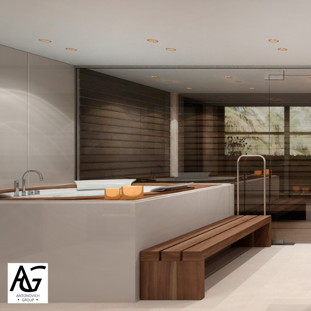 Serenity Refined: Antonovich Group's Exquisite Home Spa Interior ...
