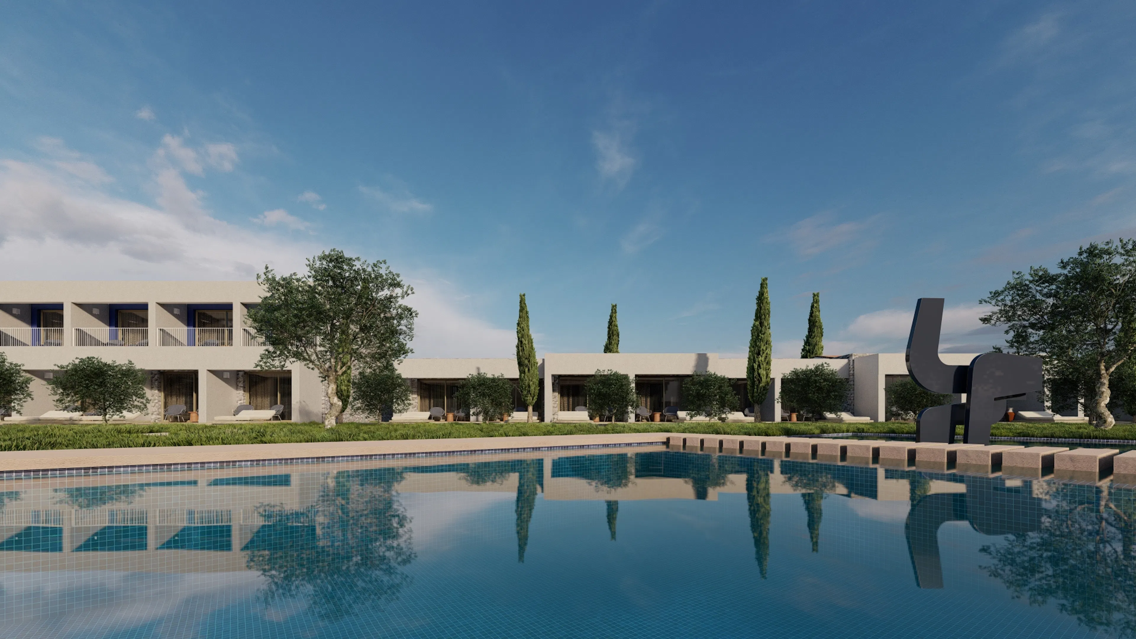 Arched residencies in Santorini island — 3