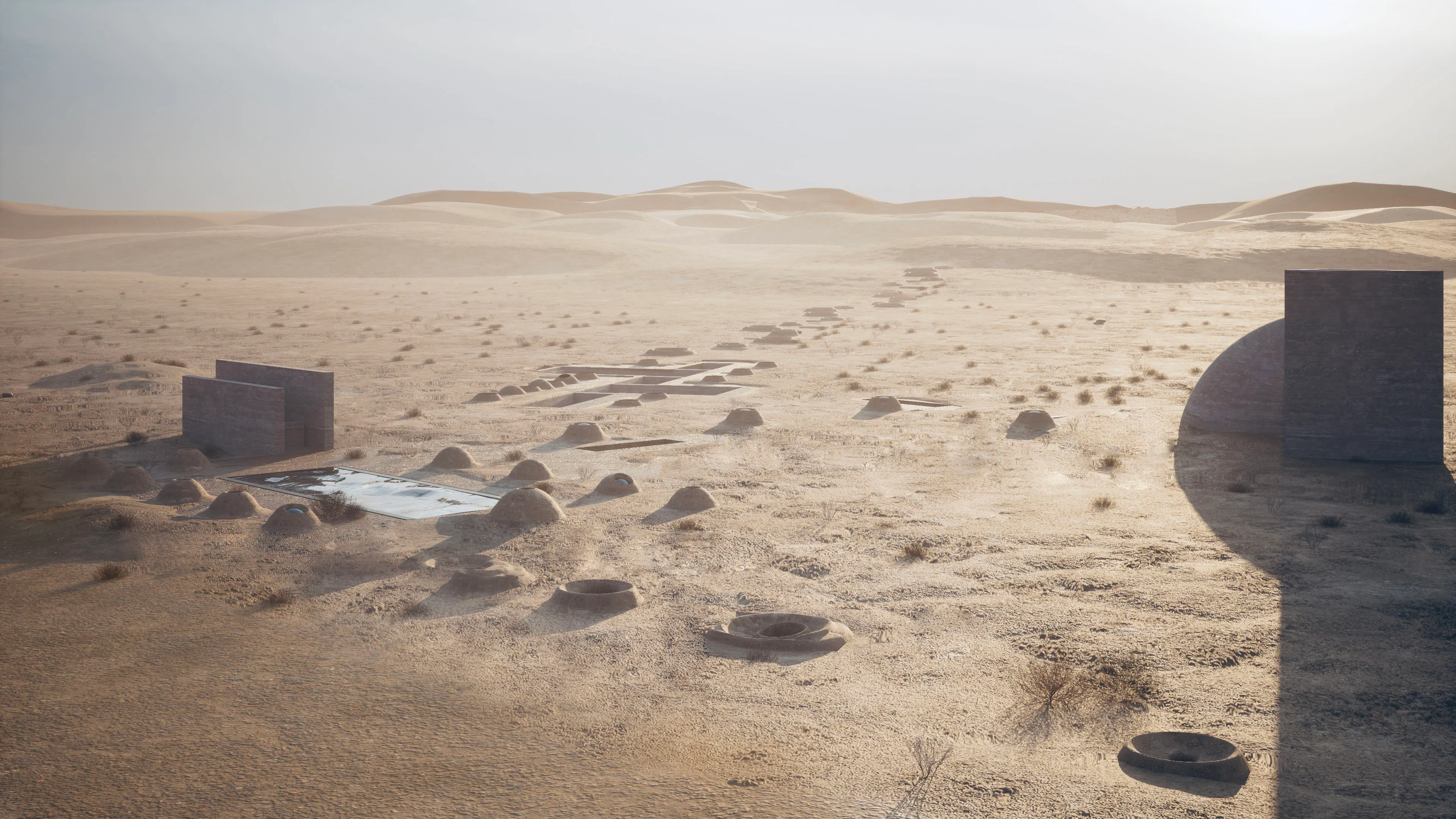 Digging the Light (Qanat Villa)