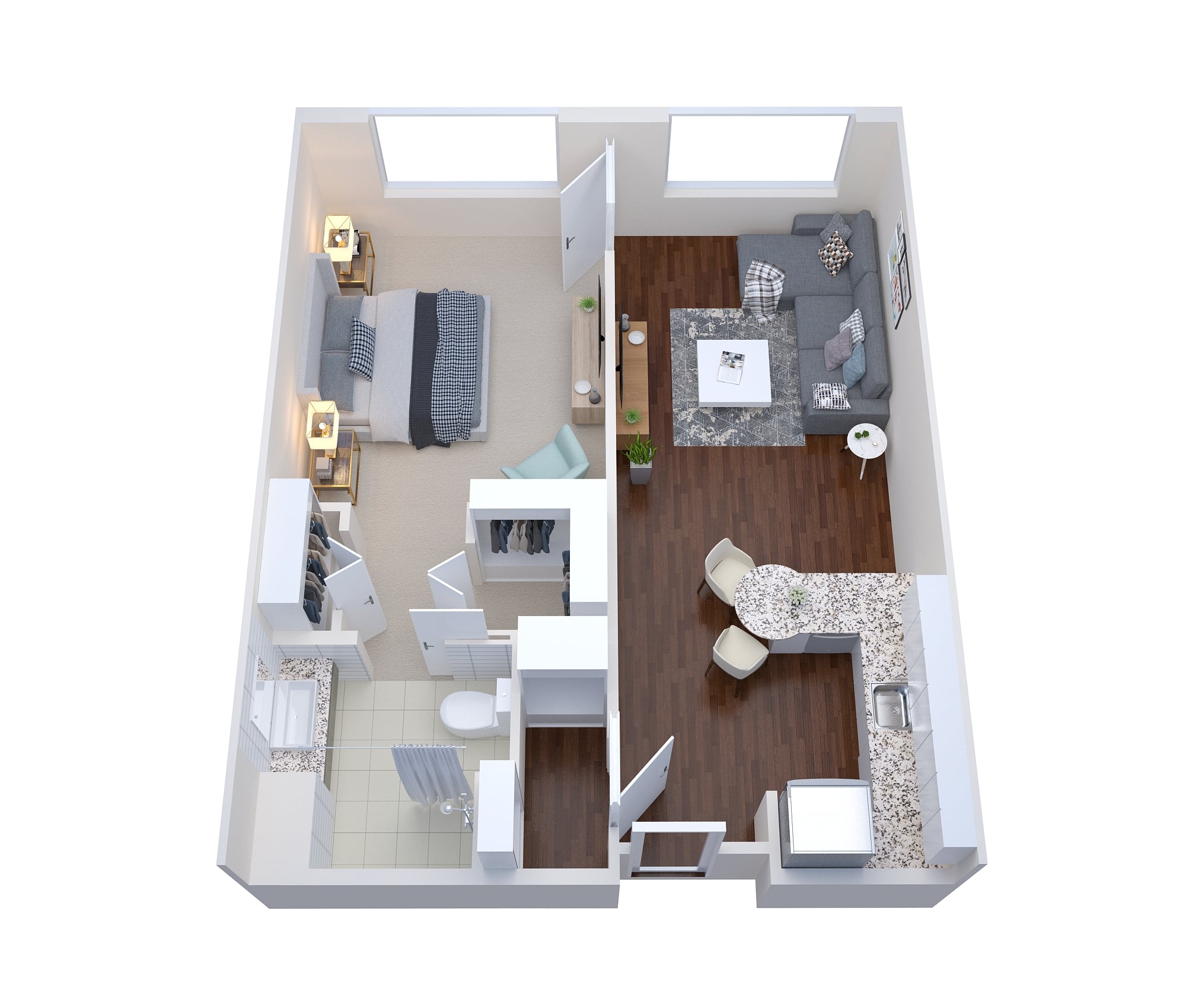 Photorealistic Architectural 3D Rendering by The 2D3D Floor Plan ...