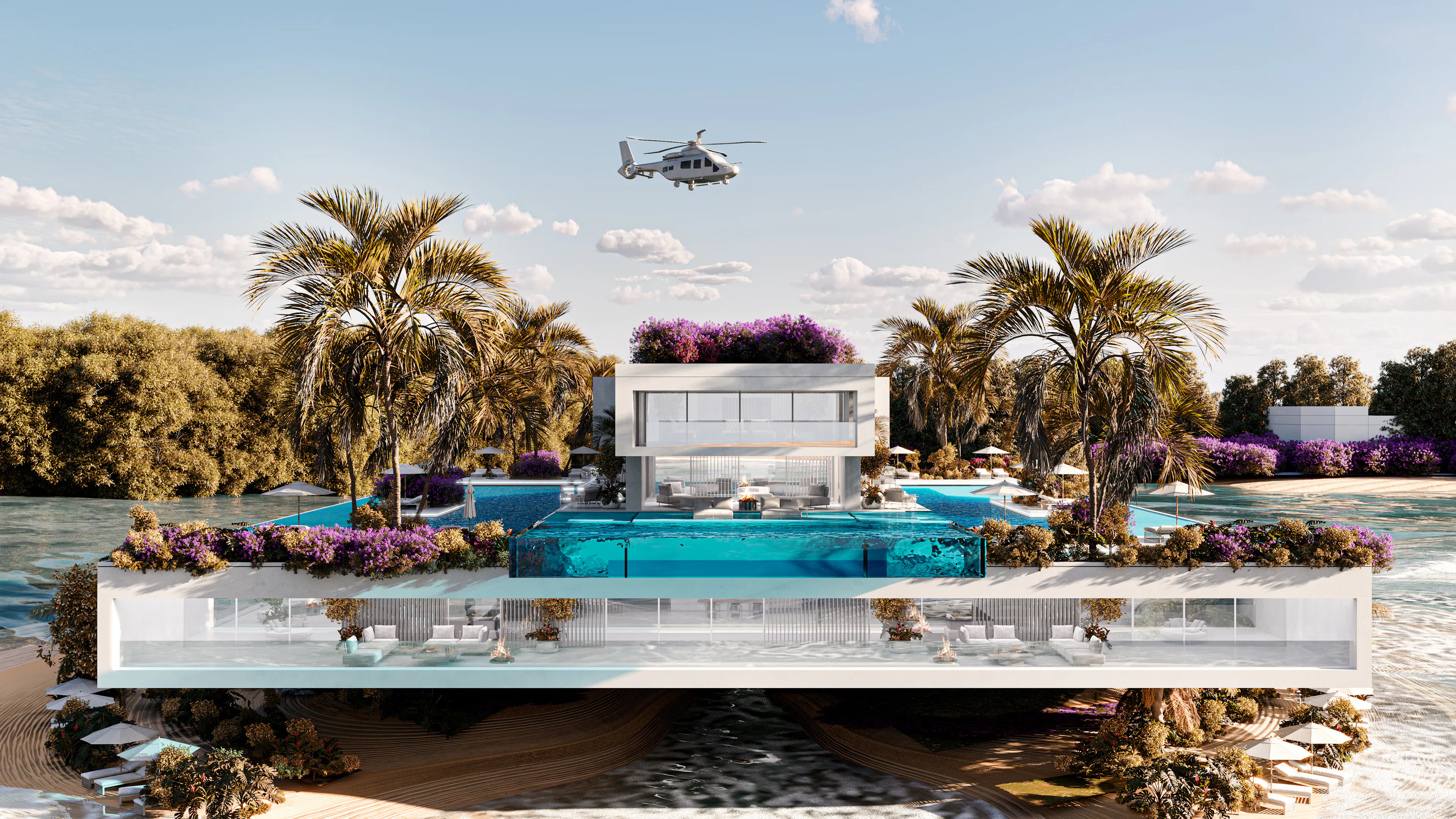 "The artificial breathing palm modular structure system", " Oasys + System" — 9