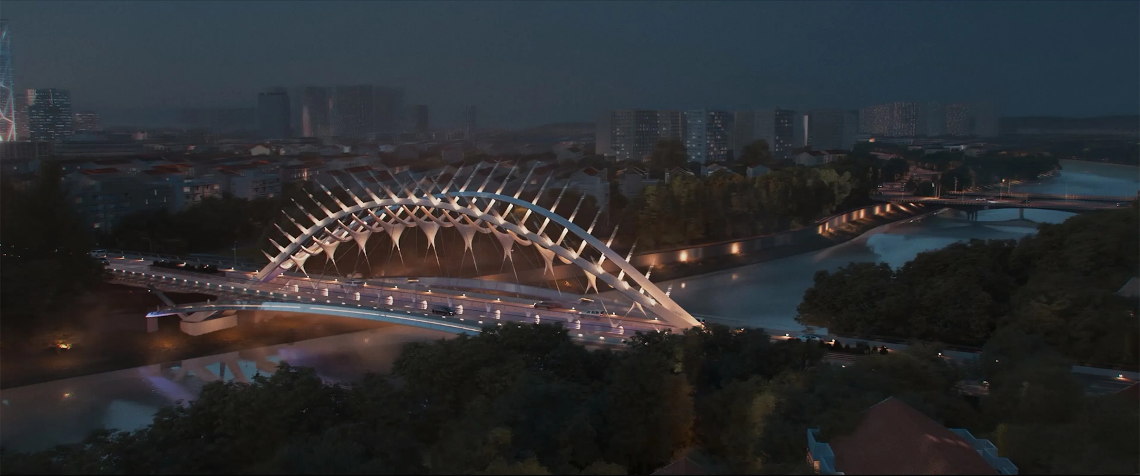 The Brocade Loom, Qinhuai New River Bridge — 18