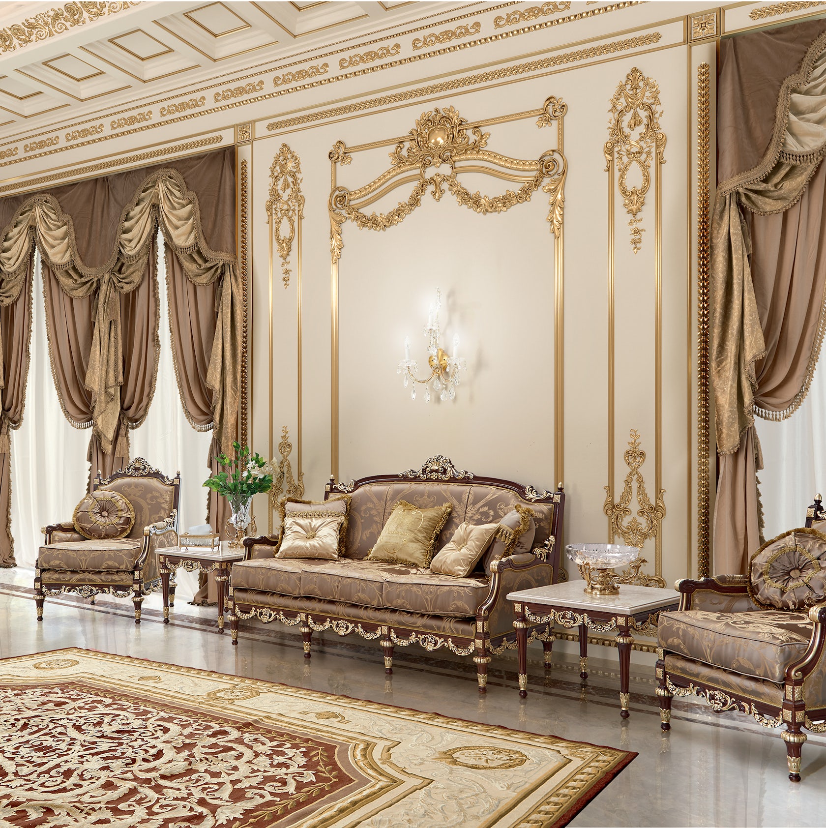 Cozy Living Room Design by MODENESE Luxury Interiors - Architizer