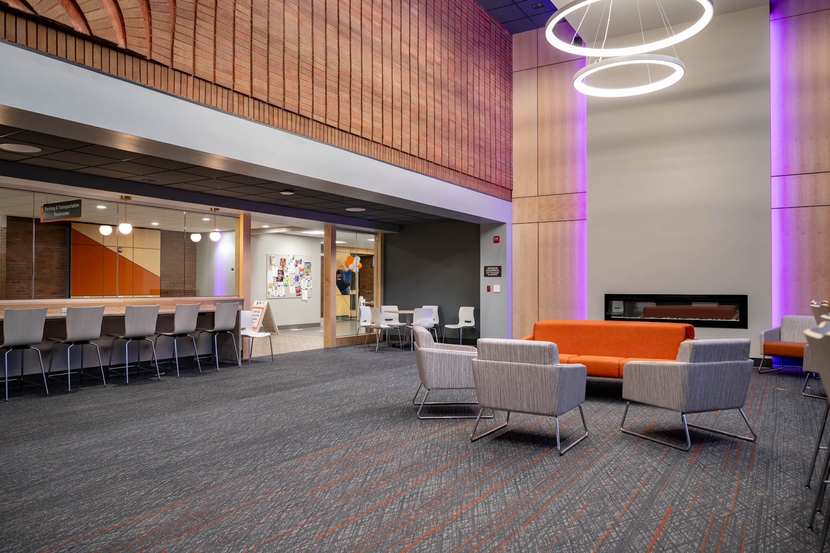 R.I.T. Grace Watson Hall Student Lounge by R3D Media - Architizer