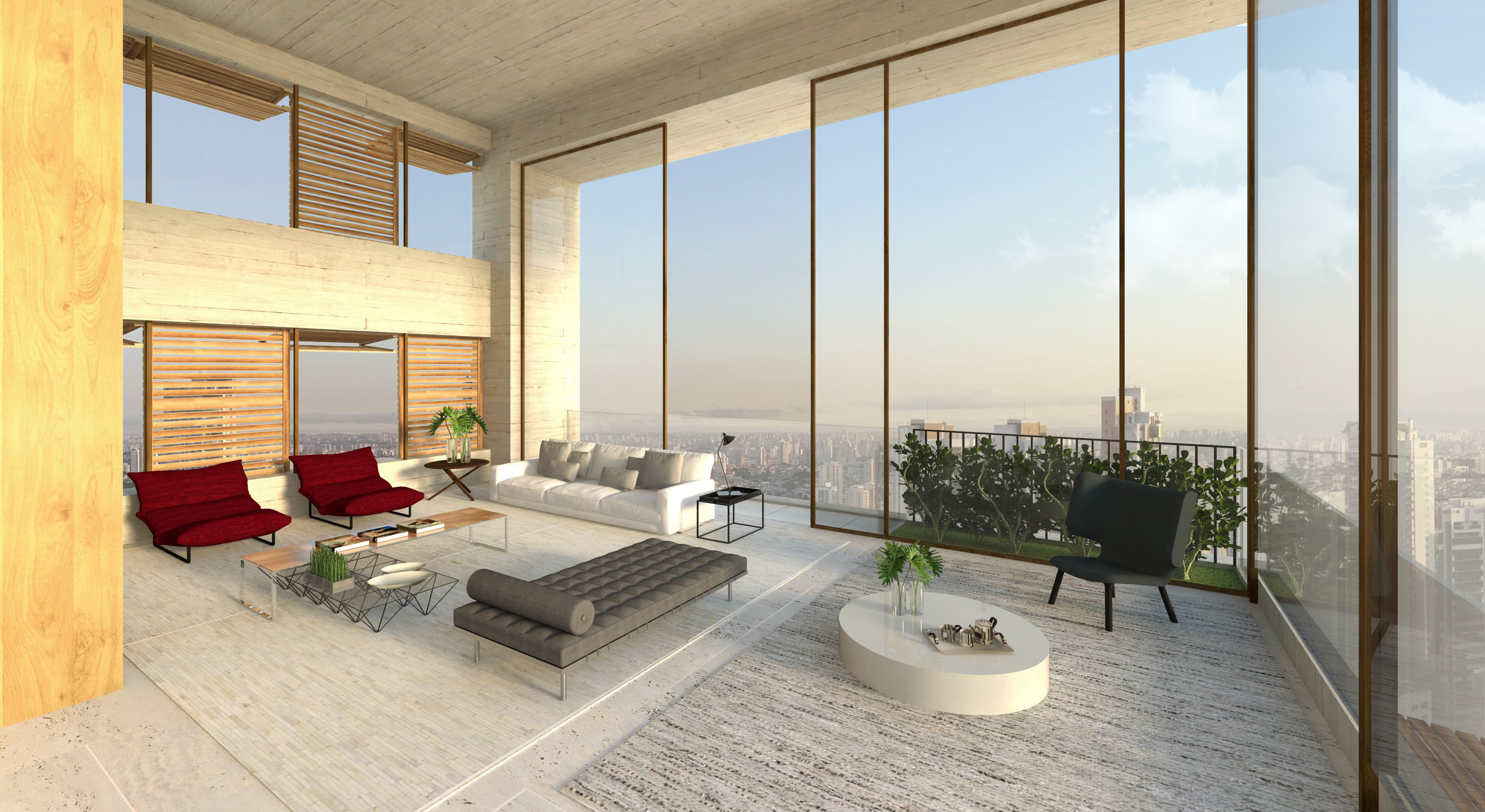 Beautiful view of Layering Textiles In Vertical Apartment Design