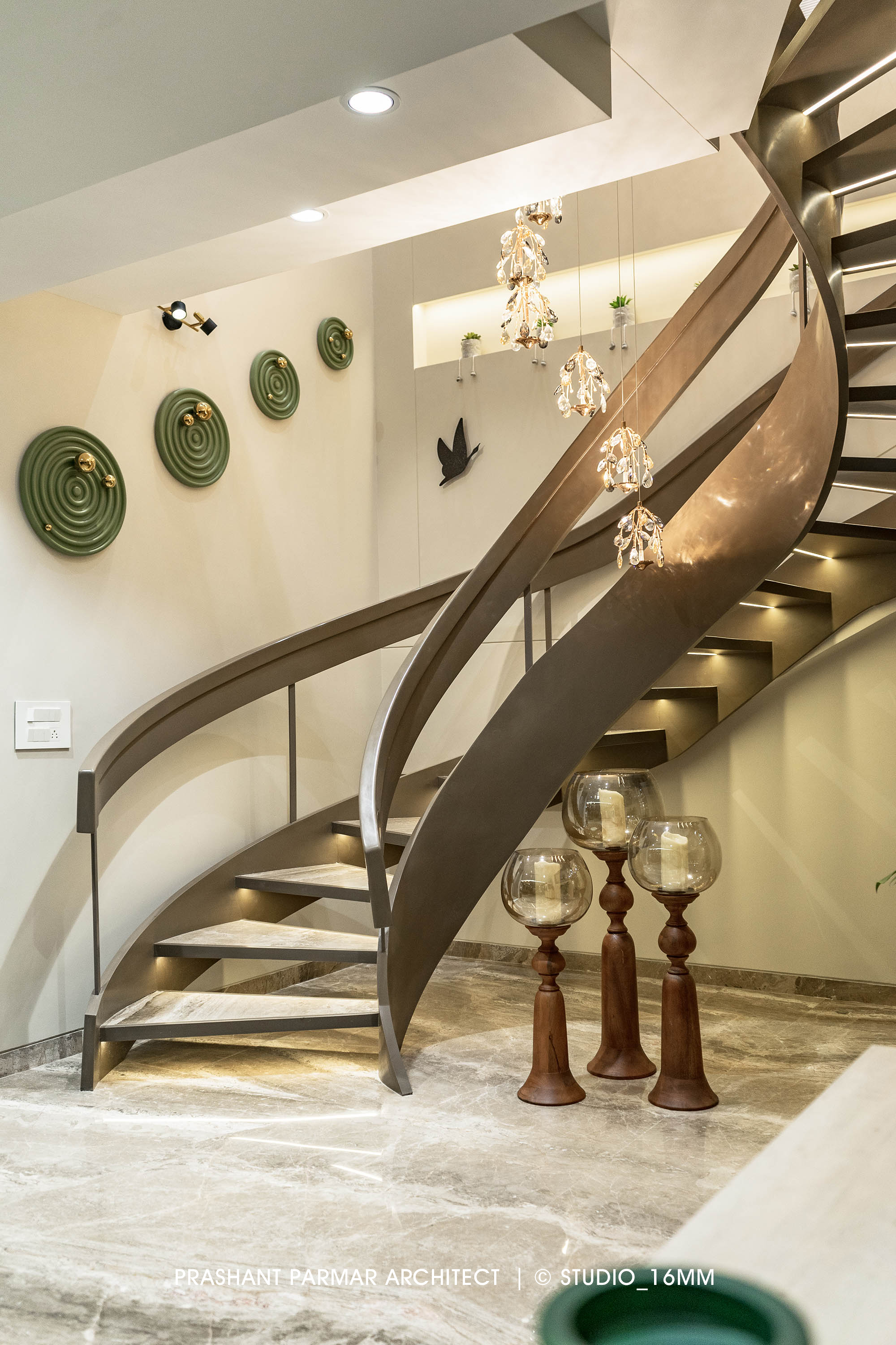 View of Ultra-Modern Luxurious Penthouse in Ahmedabad by Prashant Parmar ...