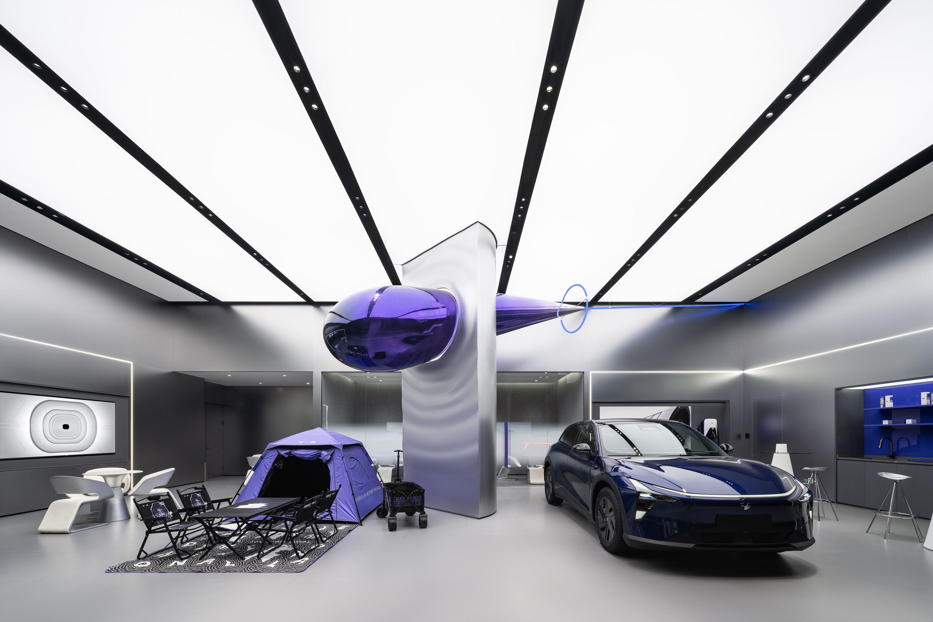 JIYUE-THREE BODY co-brand store by Cityinno Architecture Design Co ...