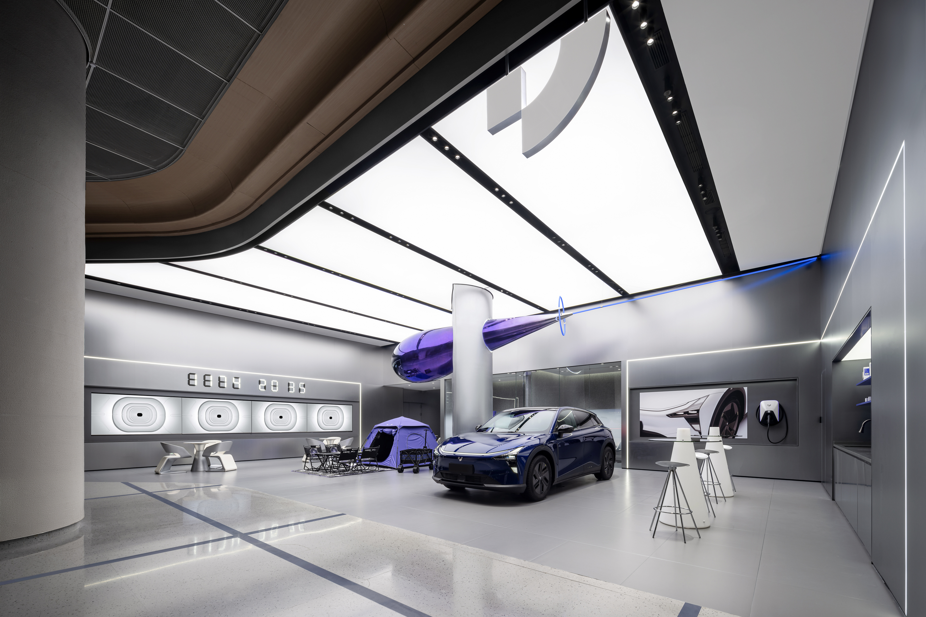JIYUE-THREE BODY co-brand store by Cityinno Architecture Design Co ...