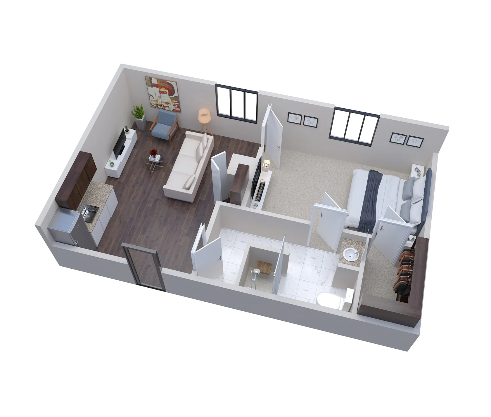 3D Floor Plan Rendering Salt Lake City, Utah by The 2D3D Floor Plan ...