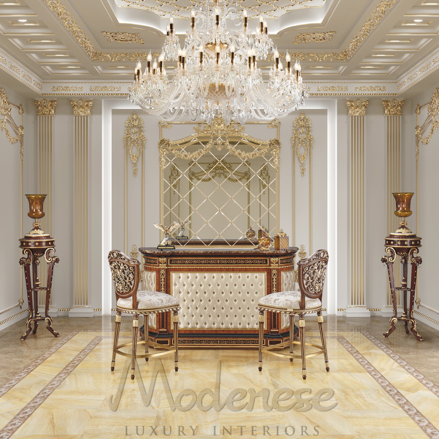Elegant Bar Home Design by Modenese Interiors by MODENESE Luxury ...