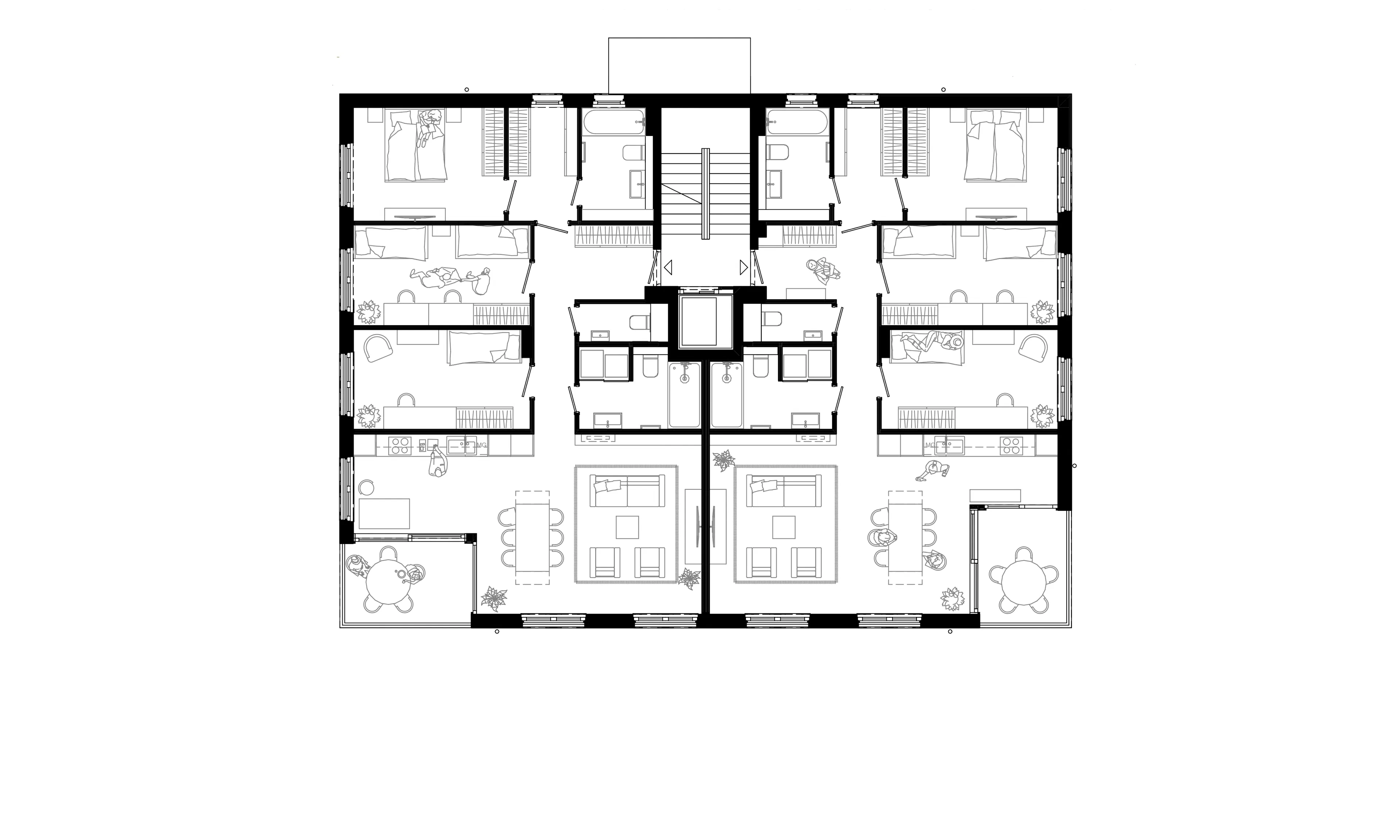 H151 - a house with five apartments — 18