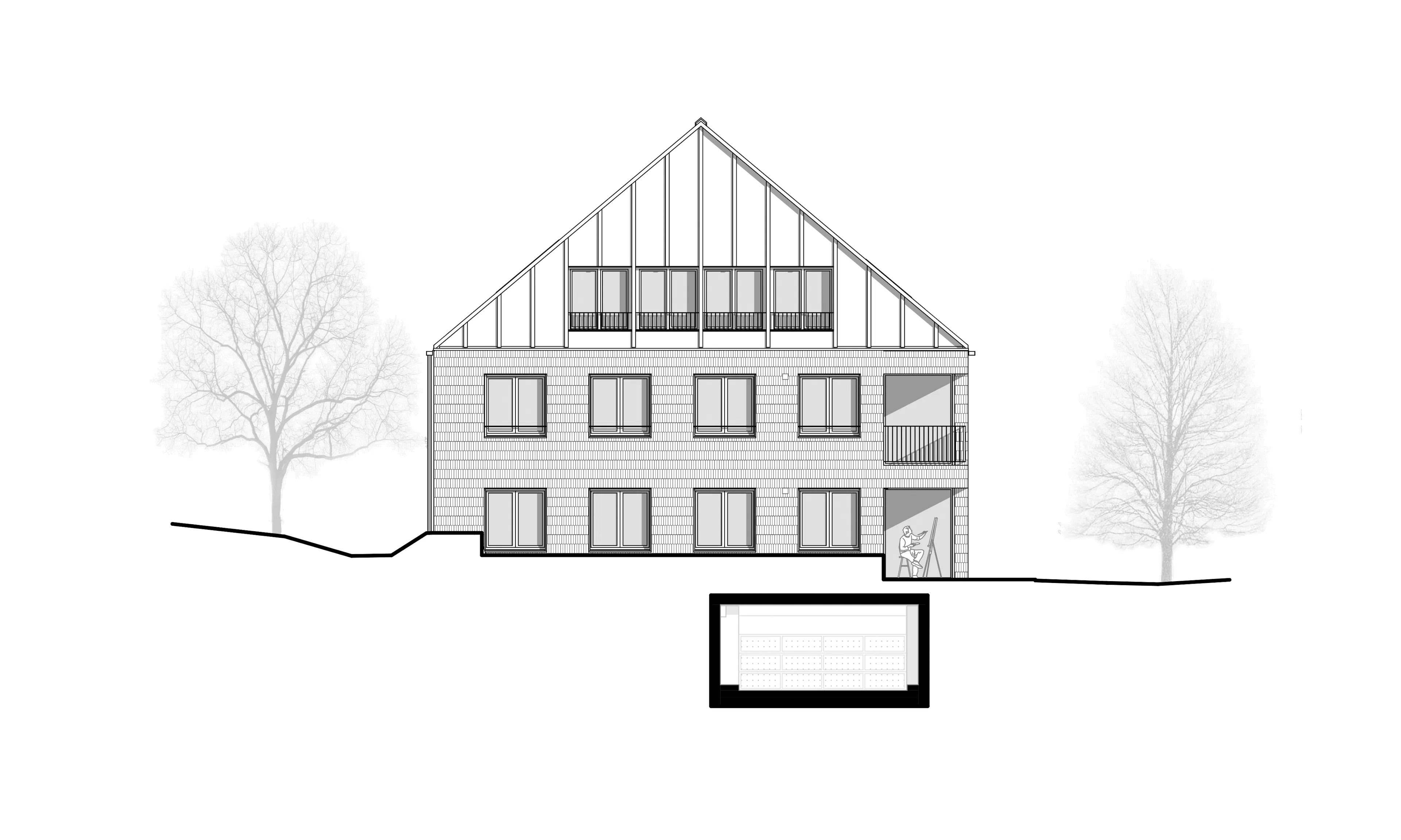 H151 - a house with five apartments — 21