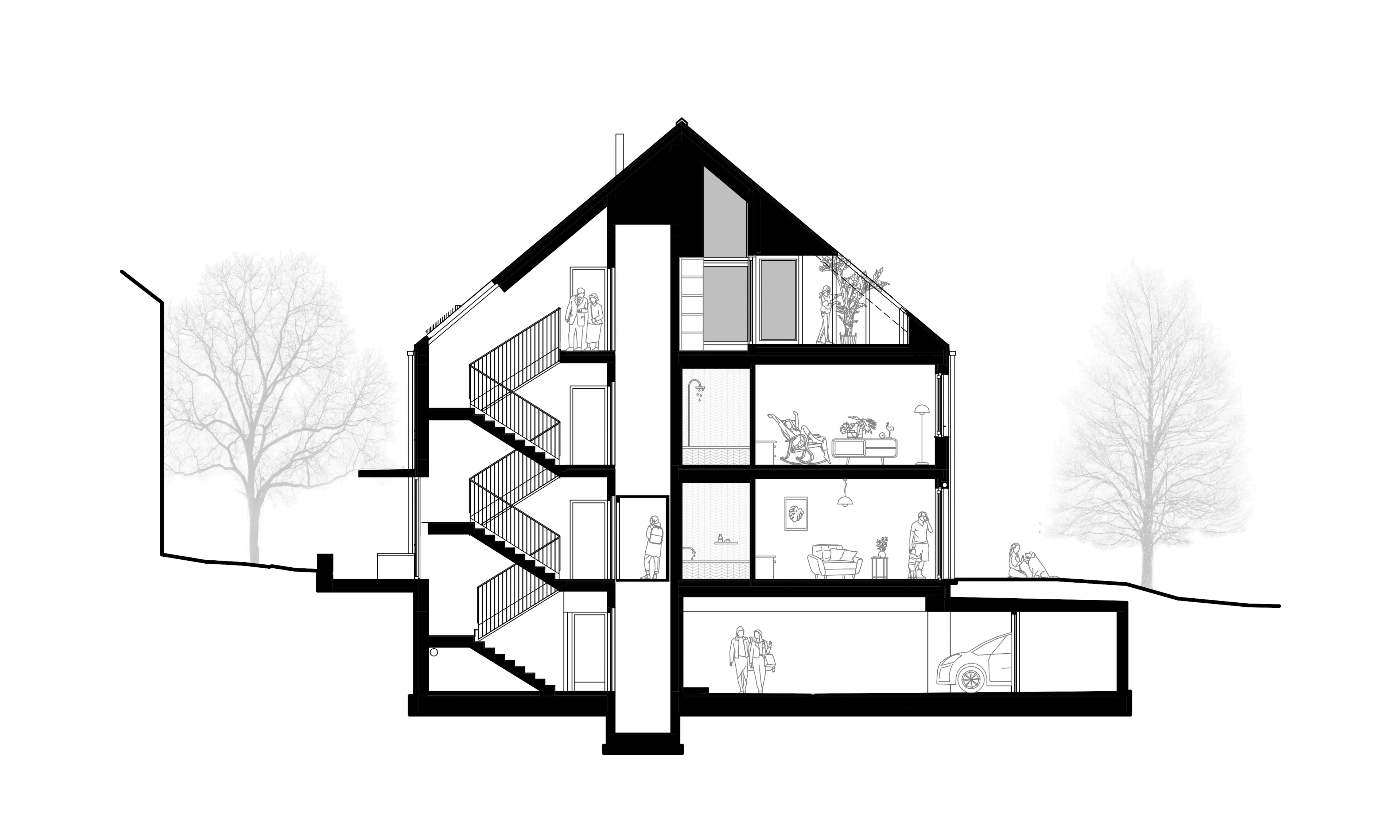 H151 - a house with five apartments — 24