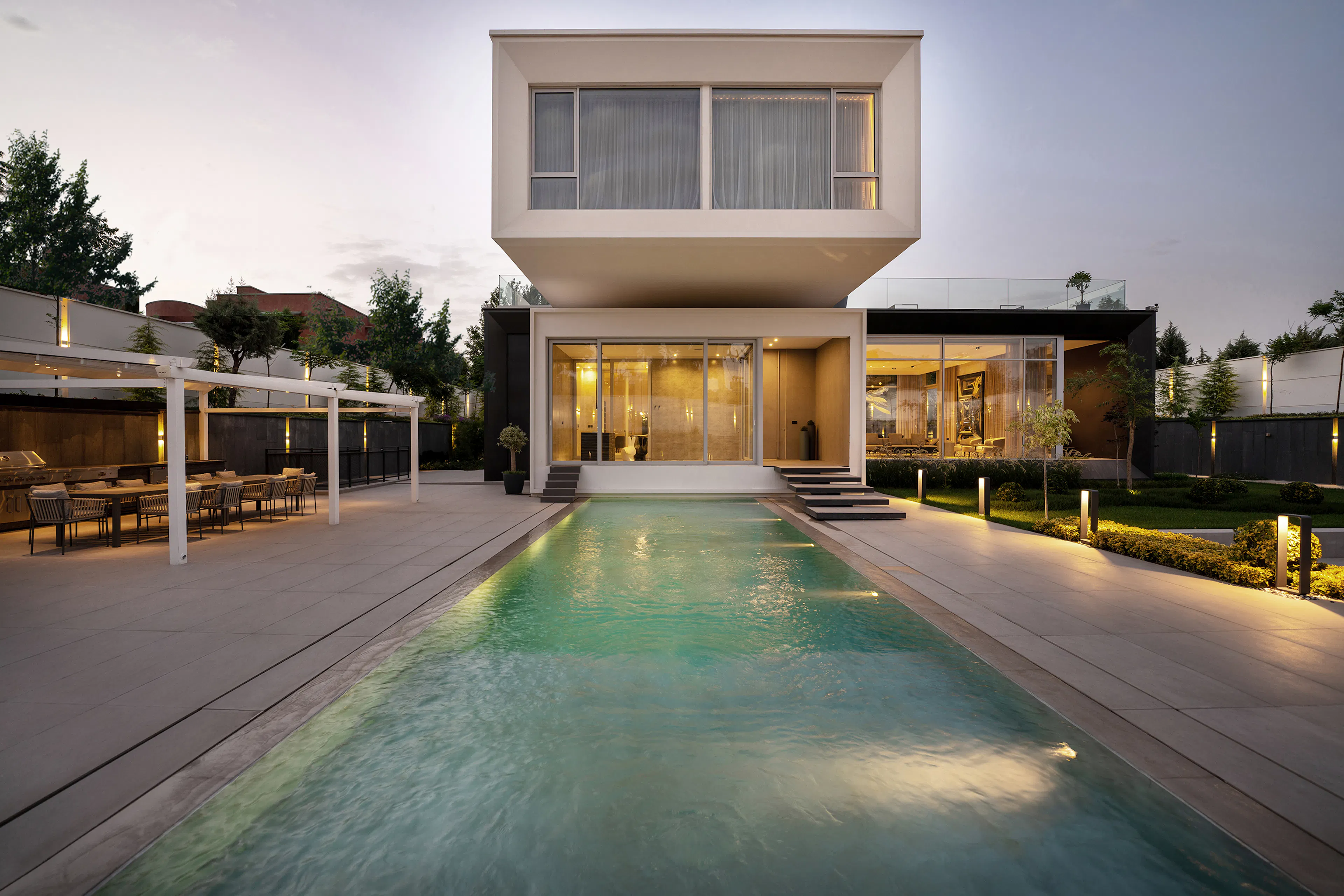 A House Looking to a Cedrus Tree — 59