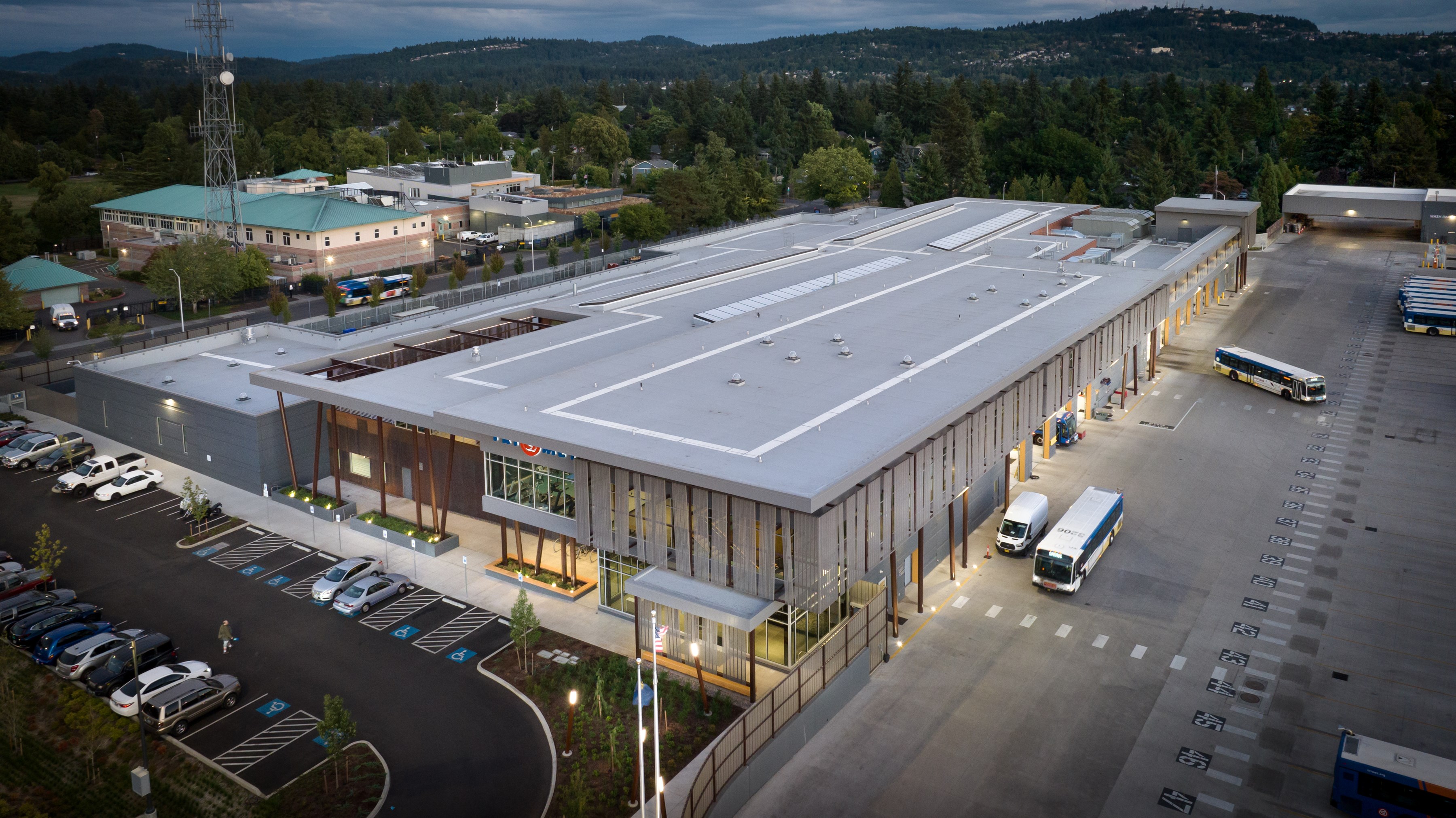 TriMet Powell Bus Operations & Maintenance Facility by Stantec Architizer