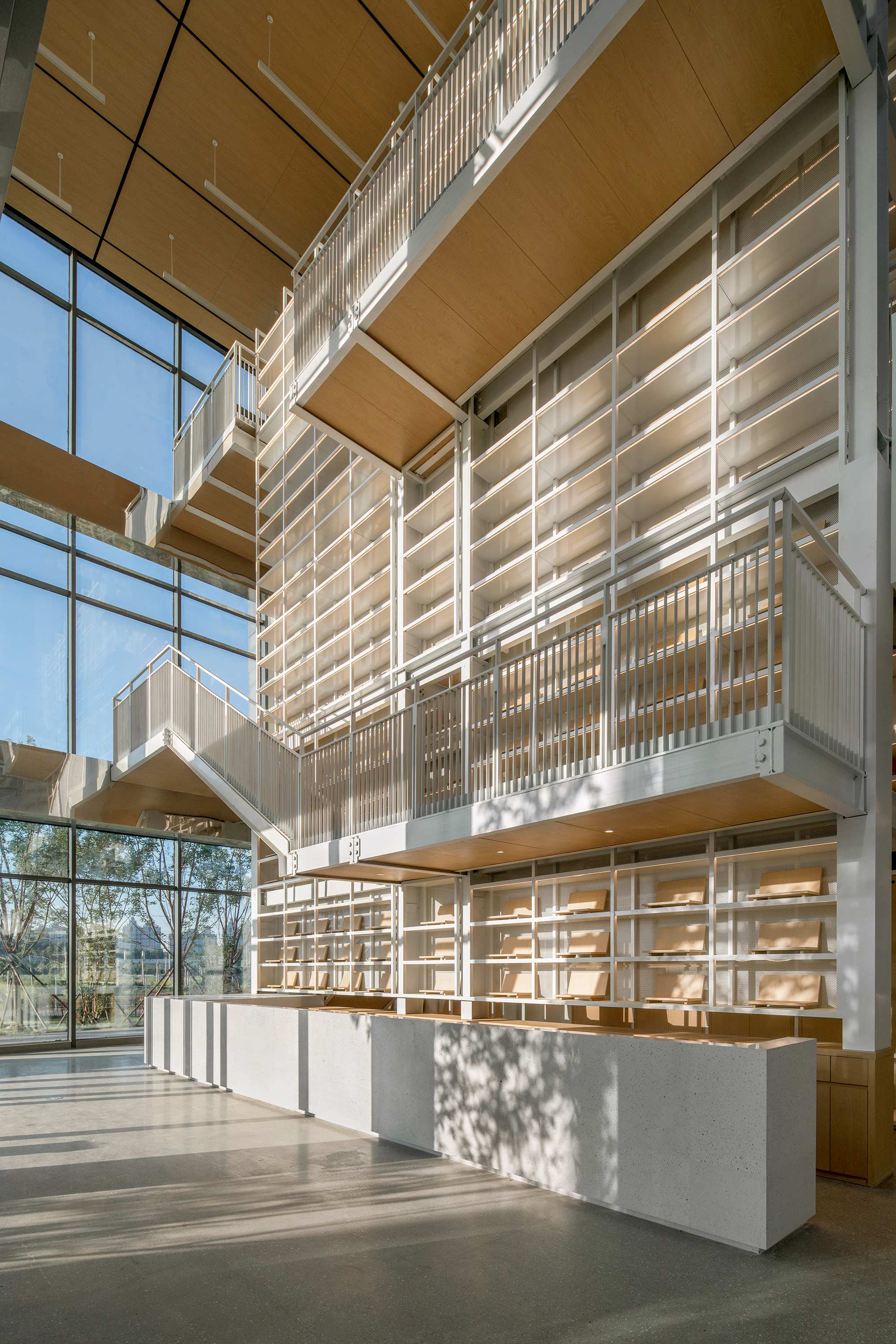 Capital Heyuan · Pinggu Rental Housing Community Library by y.ad studio ...