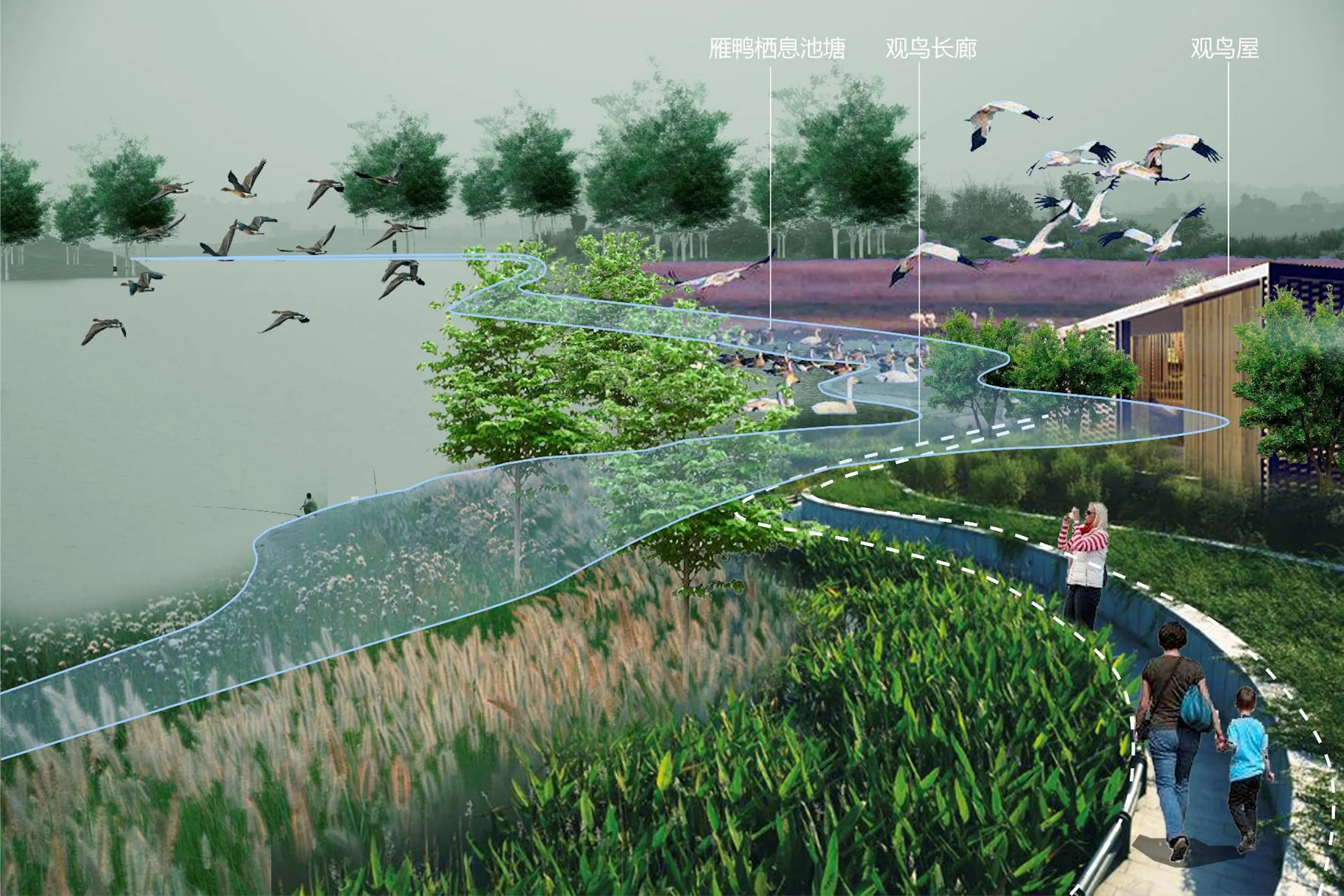 Heilongtan Reservoir Jinsha Island Biodiversity Planning and Birding Design — 6