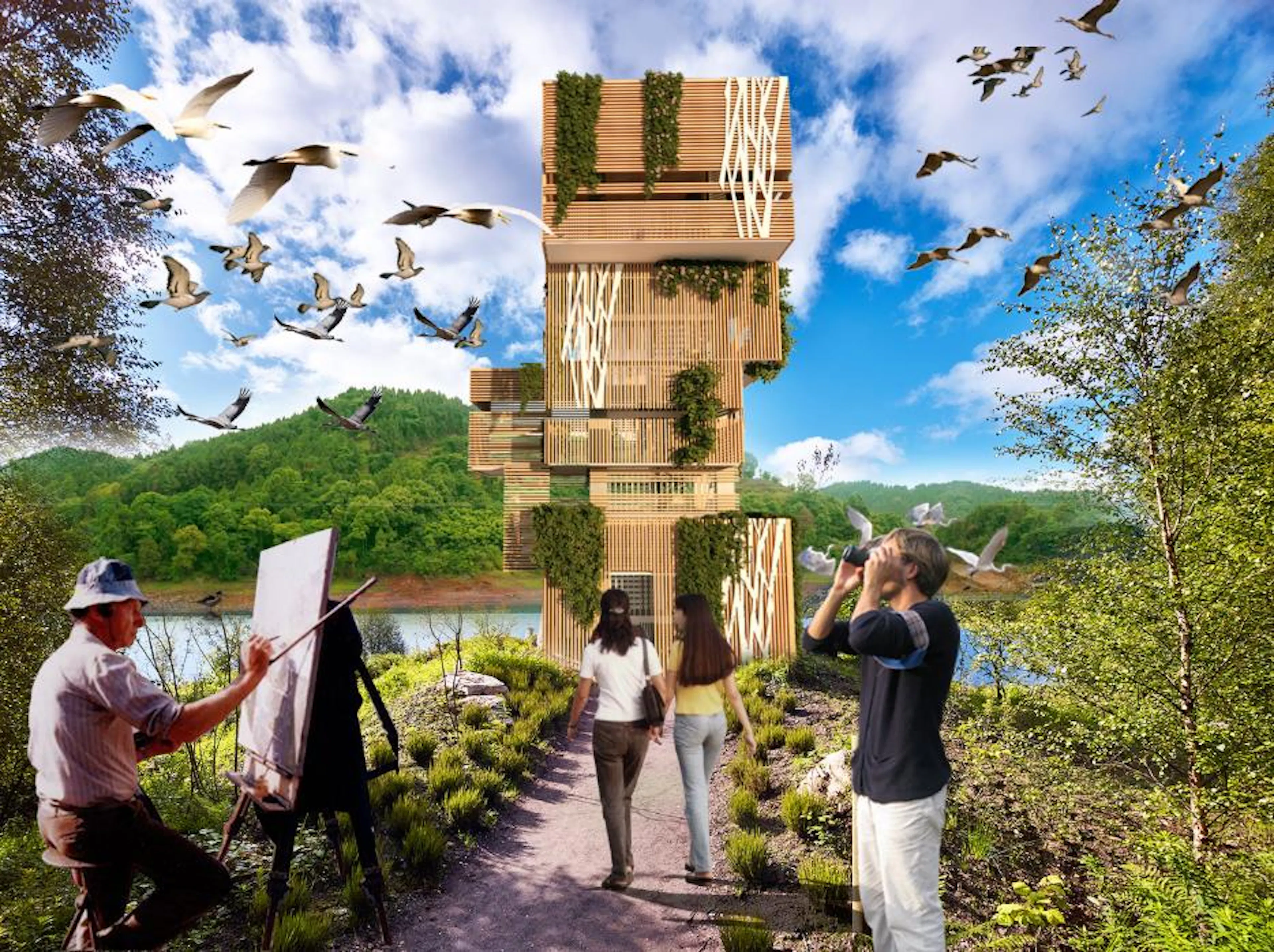 Heilongtan Reservoir Jinsha Island Biodiversity Planning and Birding Design — 9