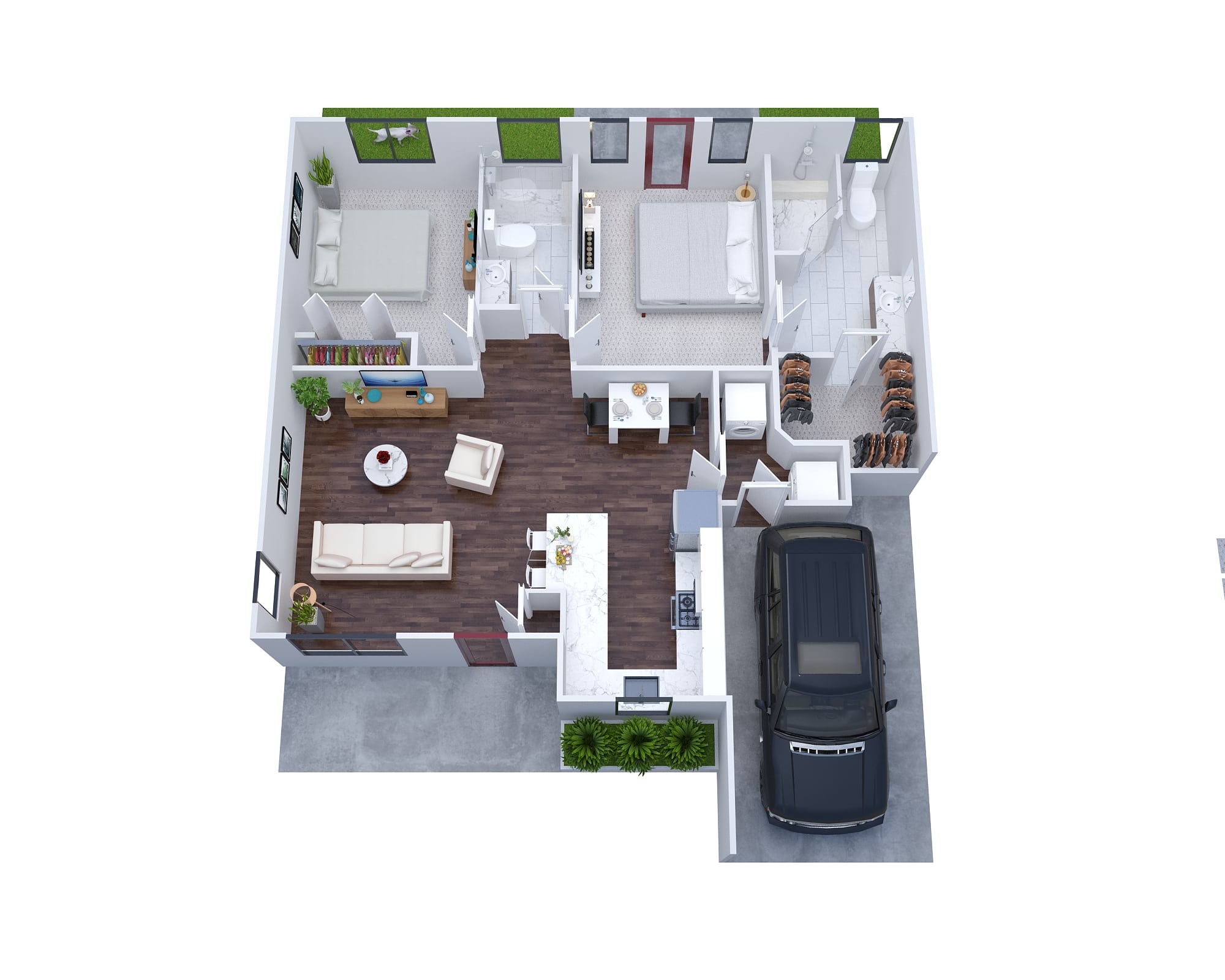 3D Floor Plan Rendering Atlanta, Georgia by The 2D3D Floor Plan Company ...