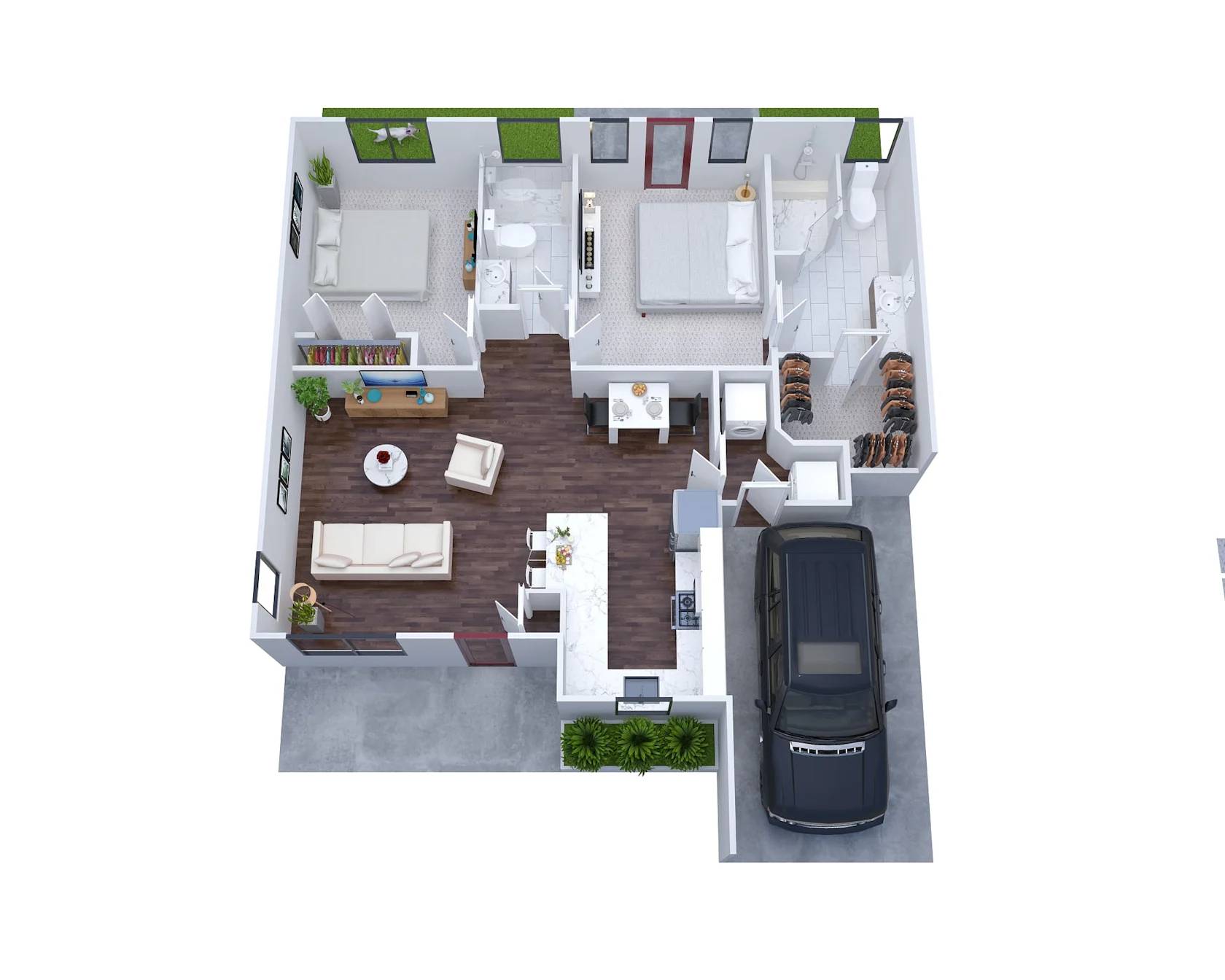 3D Floor Plan Rendering Atlanta, Georgia by The 2D3D Floor Plan Company ...