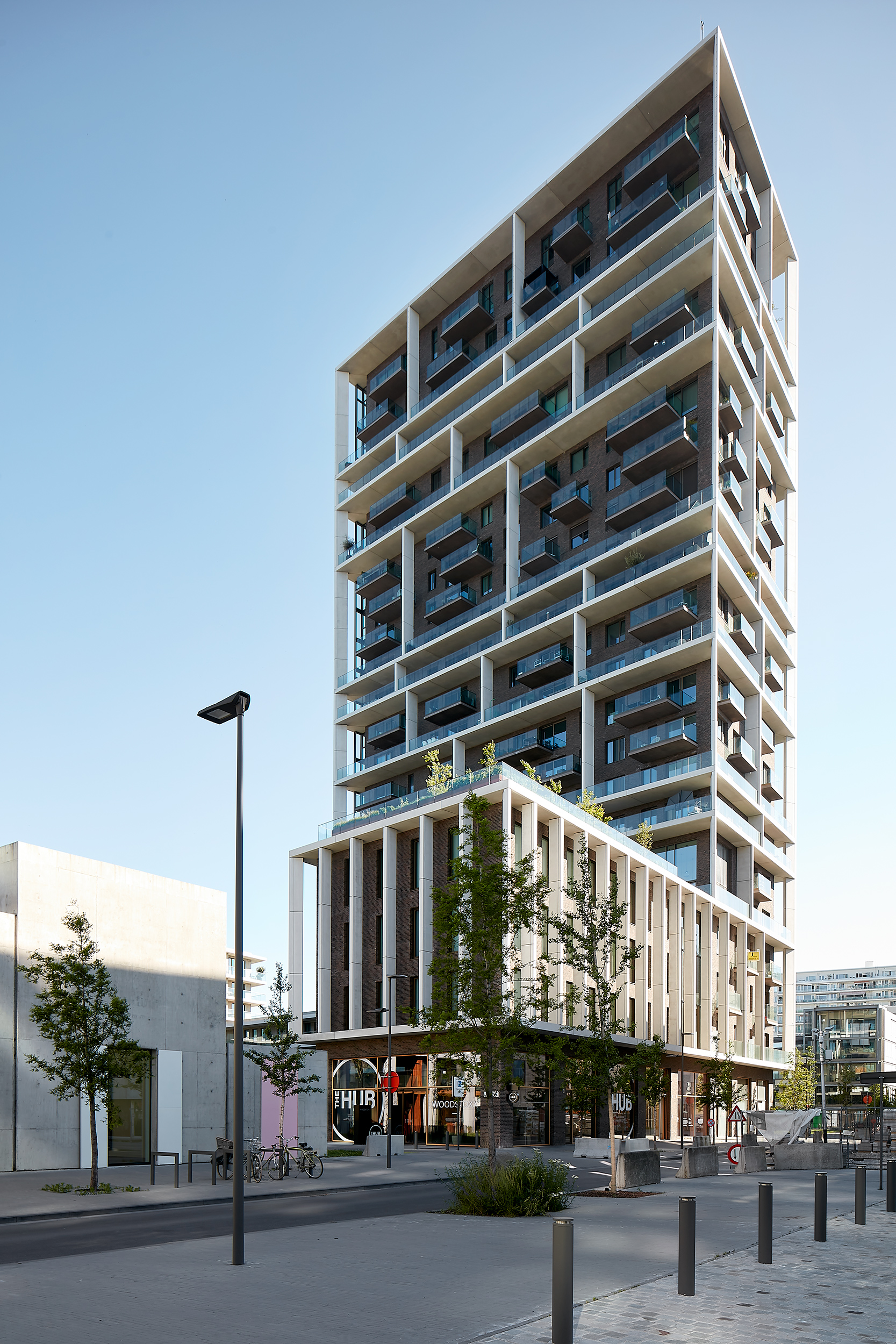 Residential Tower Antwerp by C.F. Møller Architects Architizer