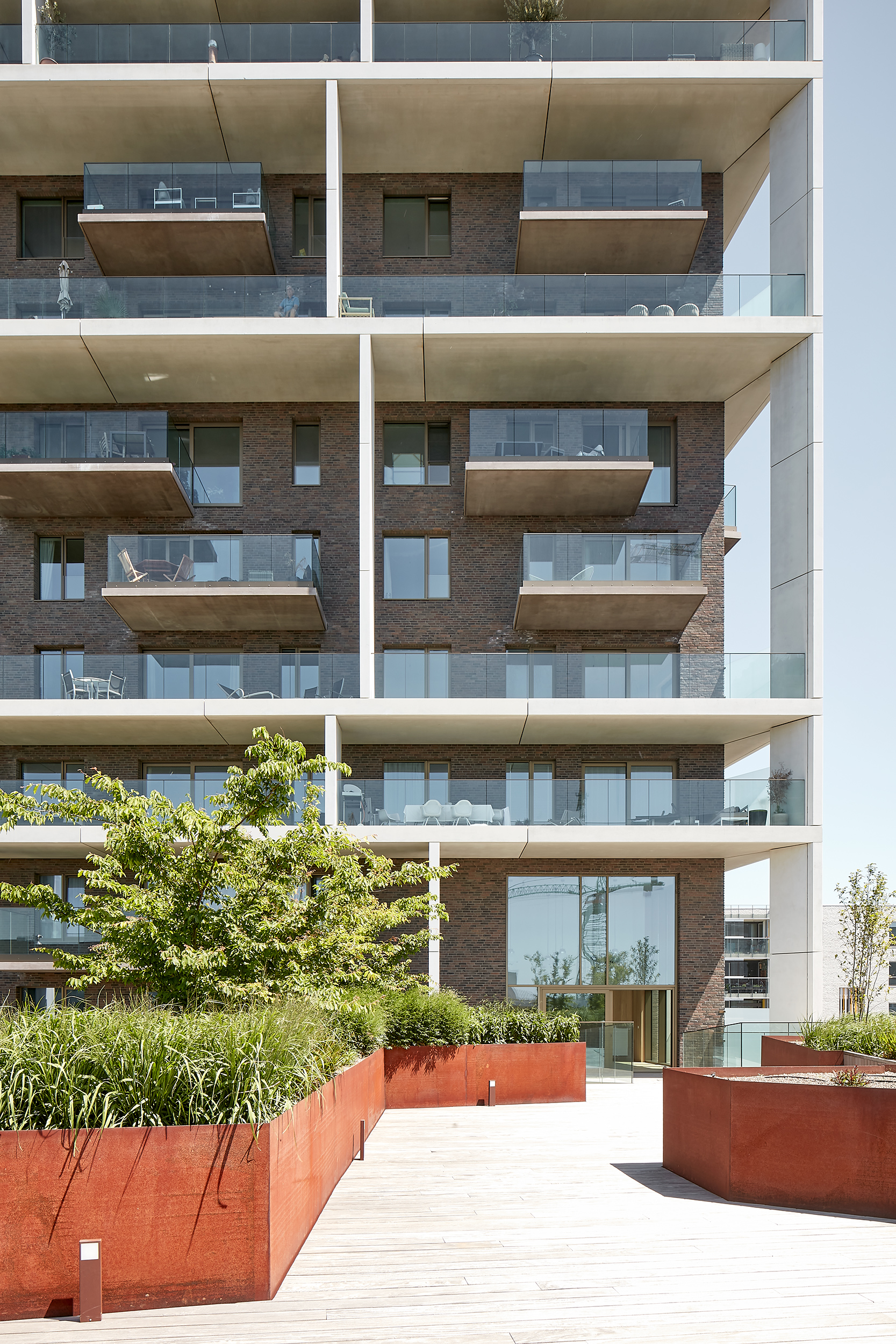 Residential Tower Antwerp by C.F. Møller Architects Architizer