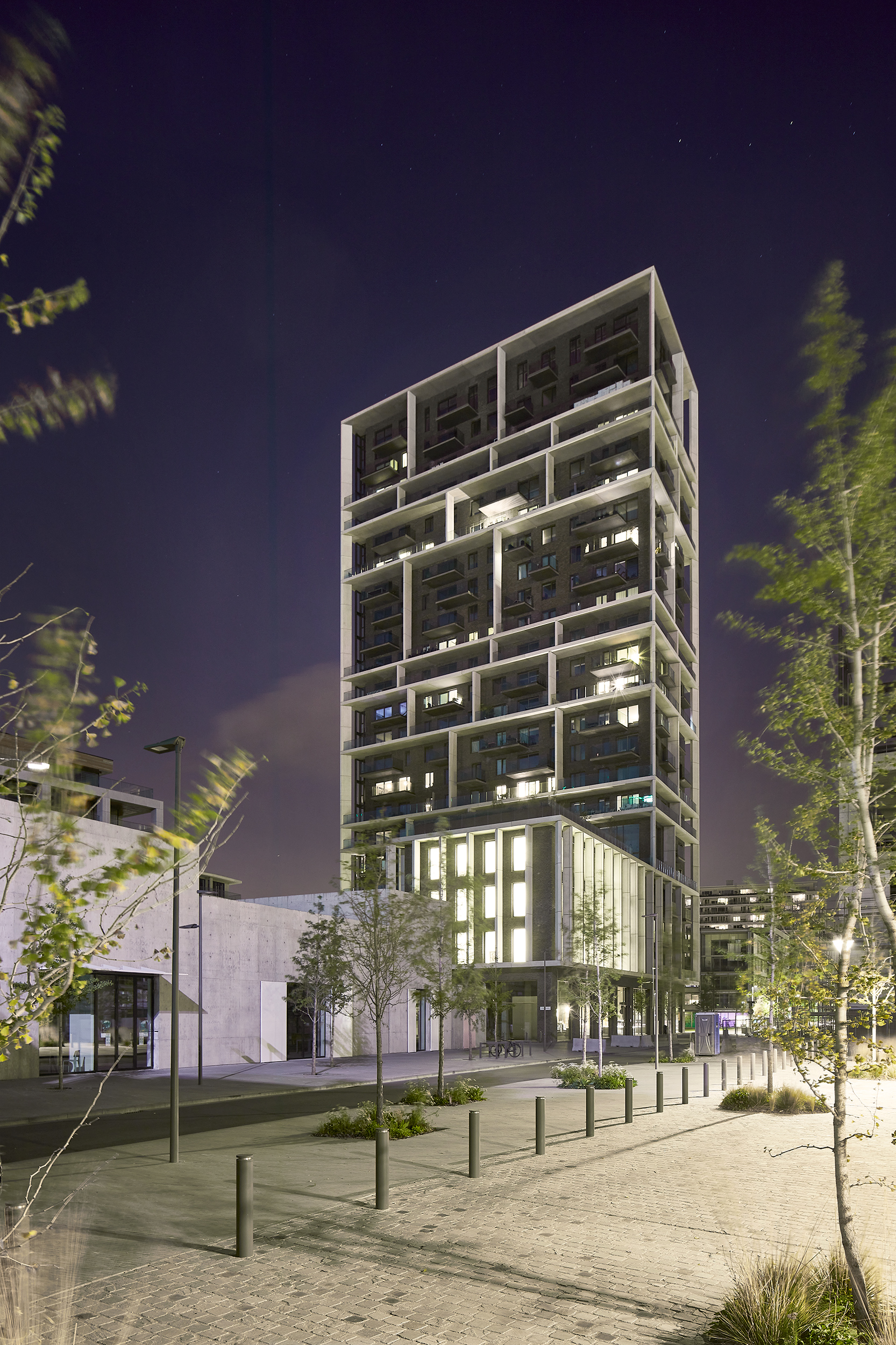 Residential Tower Antwerp by C.F. Møller Architects Architizer