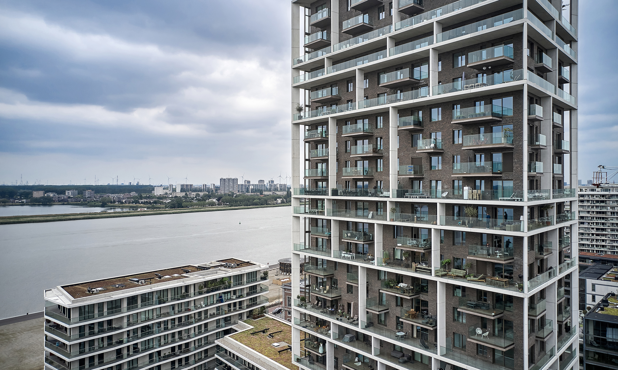 Residential Tower Antwerp by C.F. Møller Architects Architizer