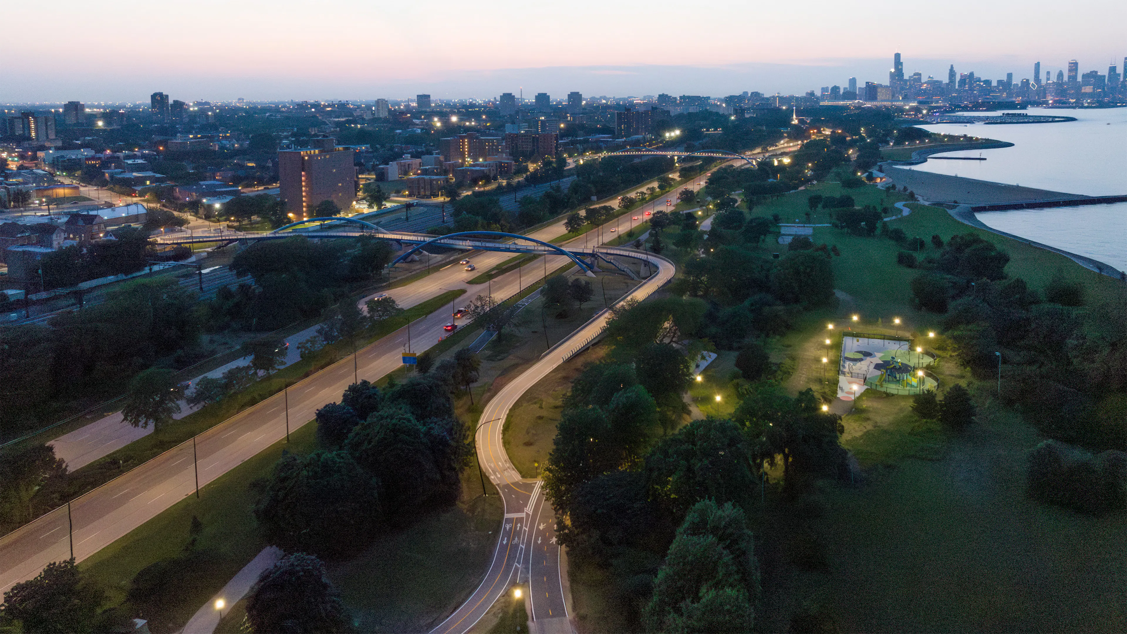 41st and 43rd Street Pedestrian Bridges Chicago — 1