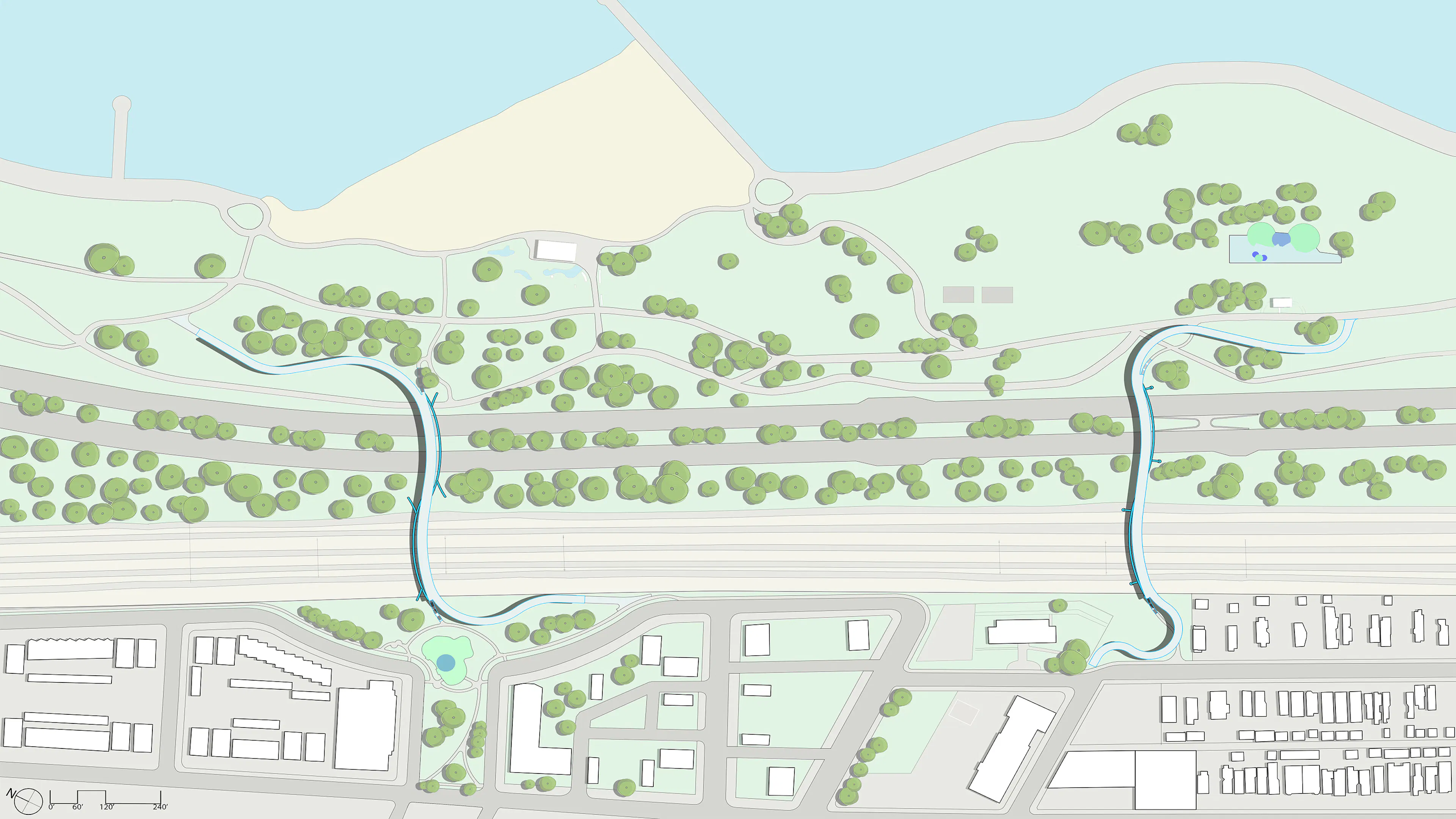 41st and 43rd Street Pedestrian Bridges Chicago — 16