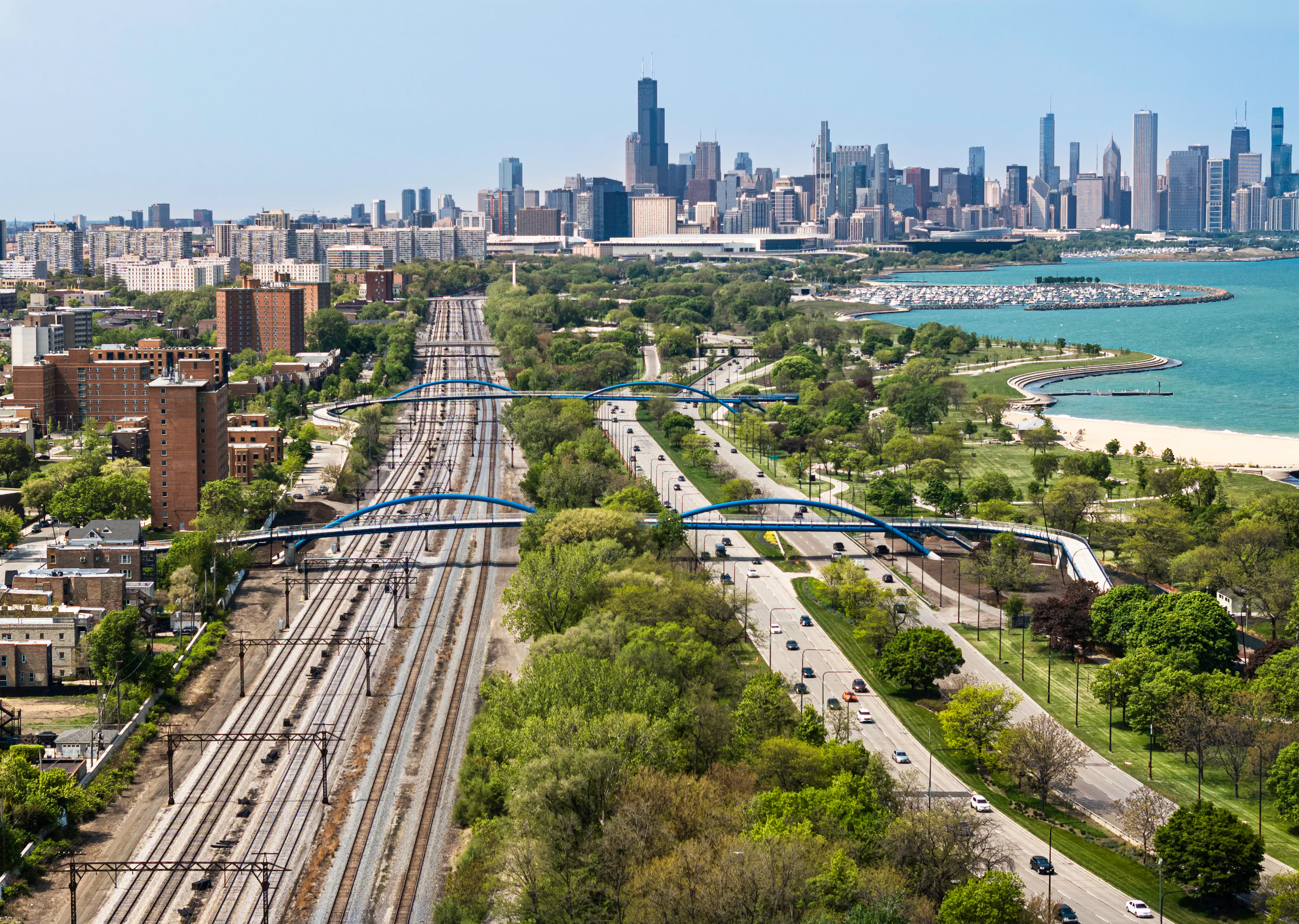 41st and 43rd Street Pedestrian Bridges Chicago — 2