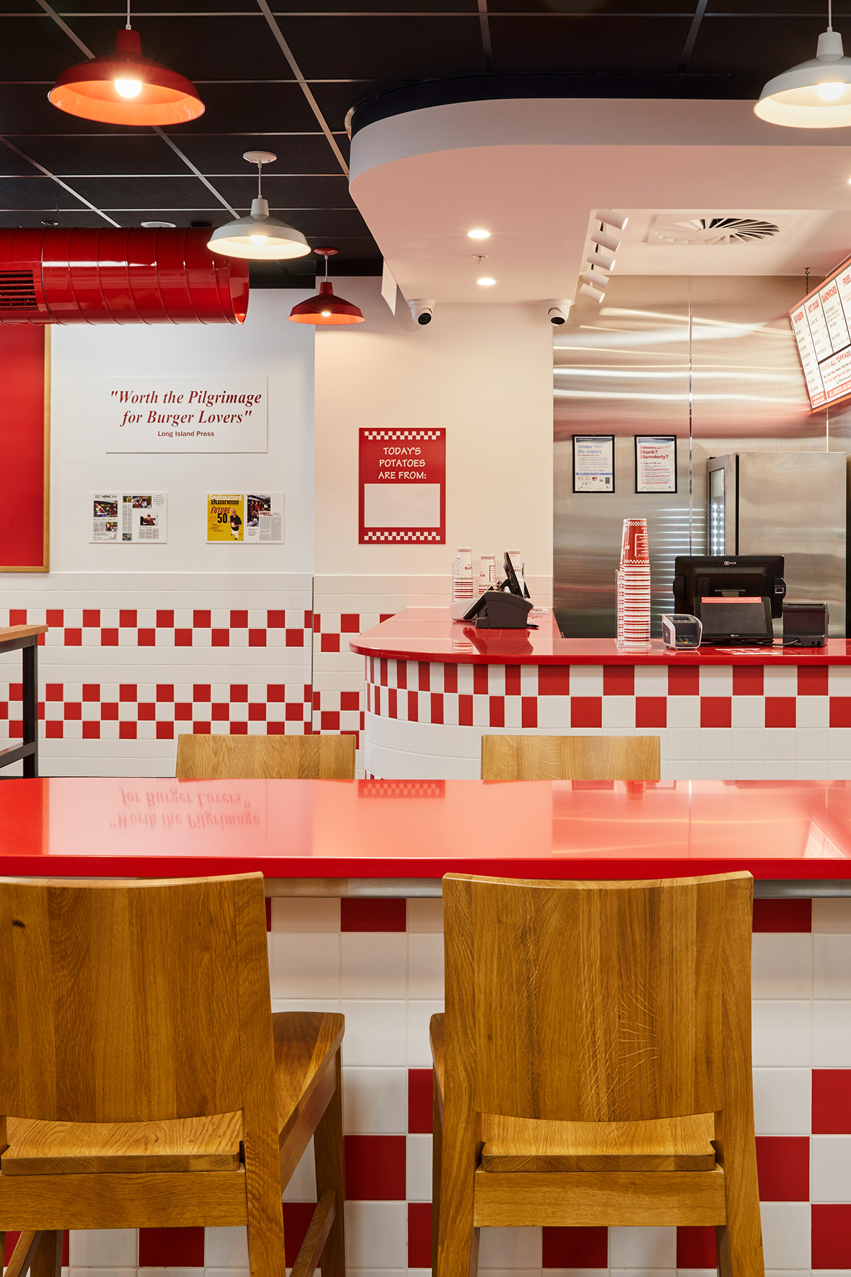 Five Guys Southbank Melbourne by COOOP. Architizer