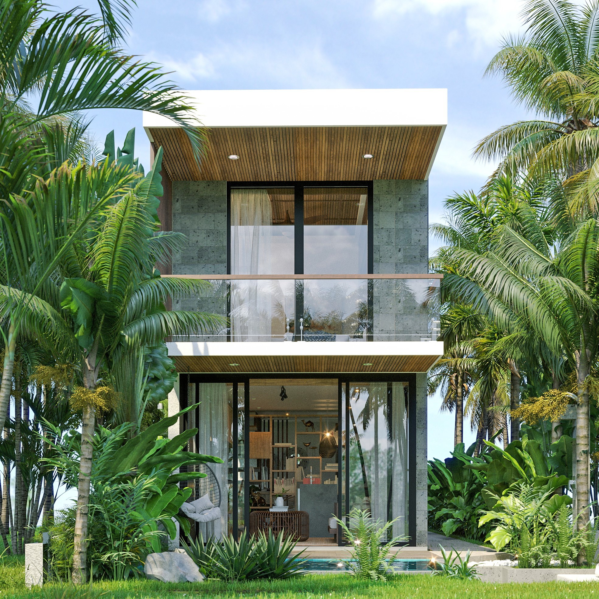The Hitam Tiny Villa Bali by Balitecture - Architizer