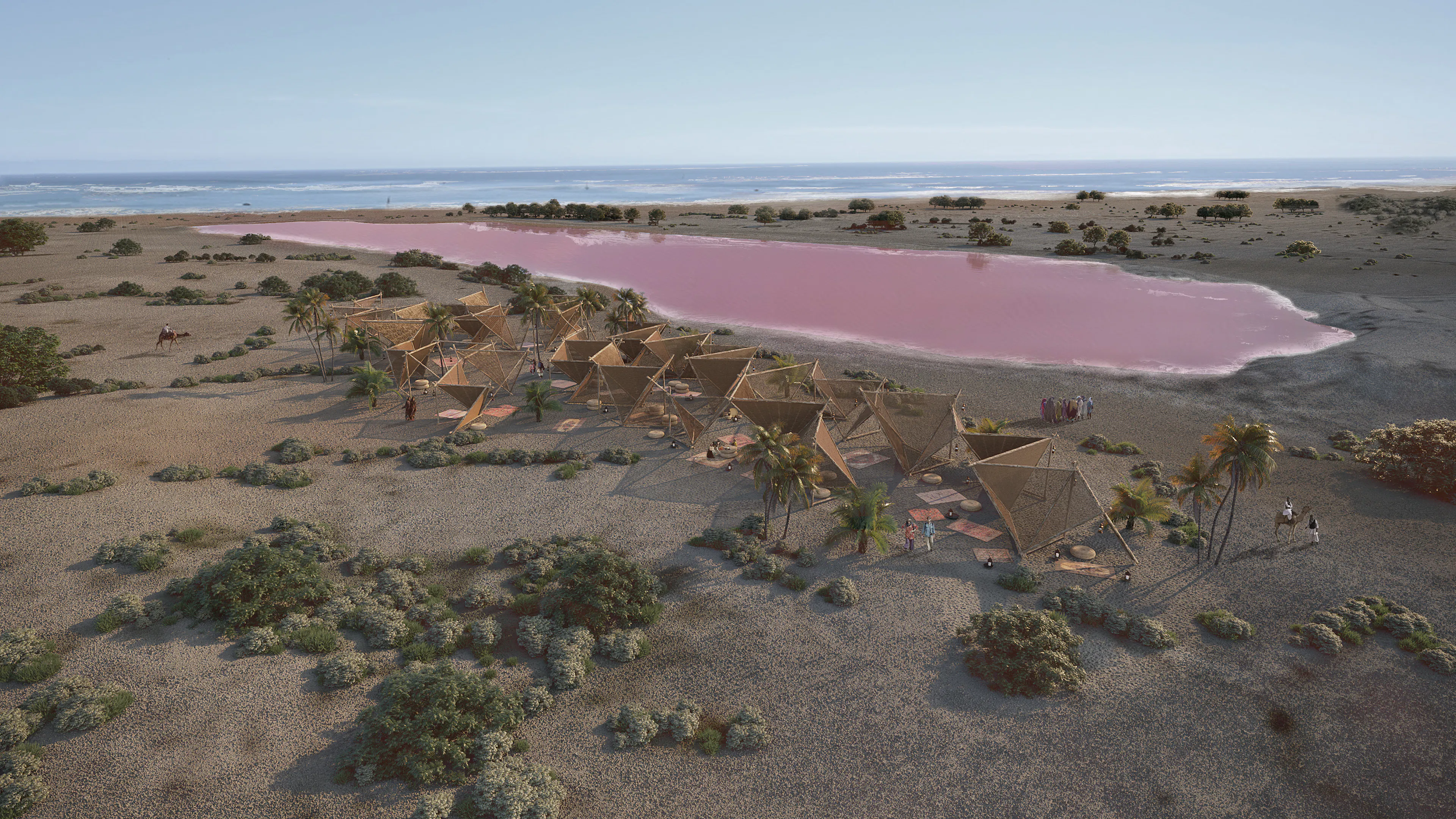 Left-Right(Pink Lake)