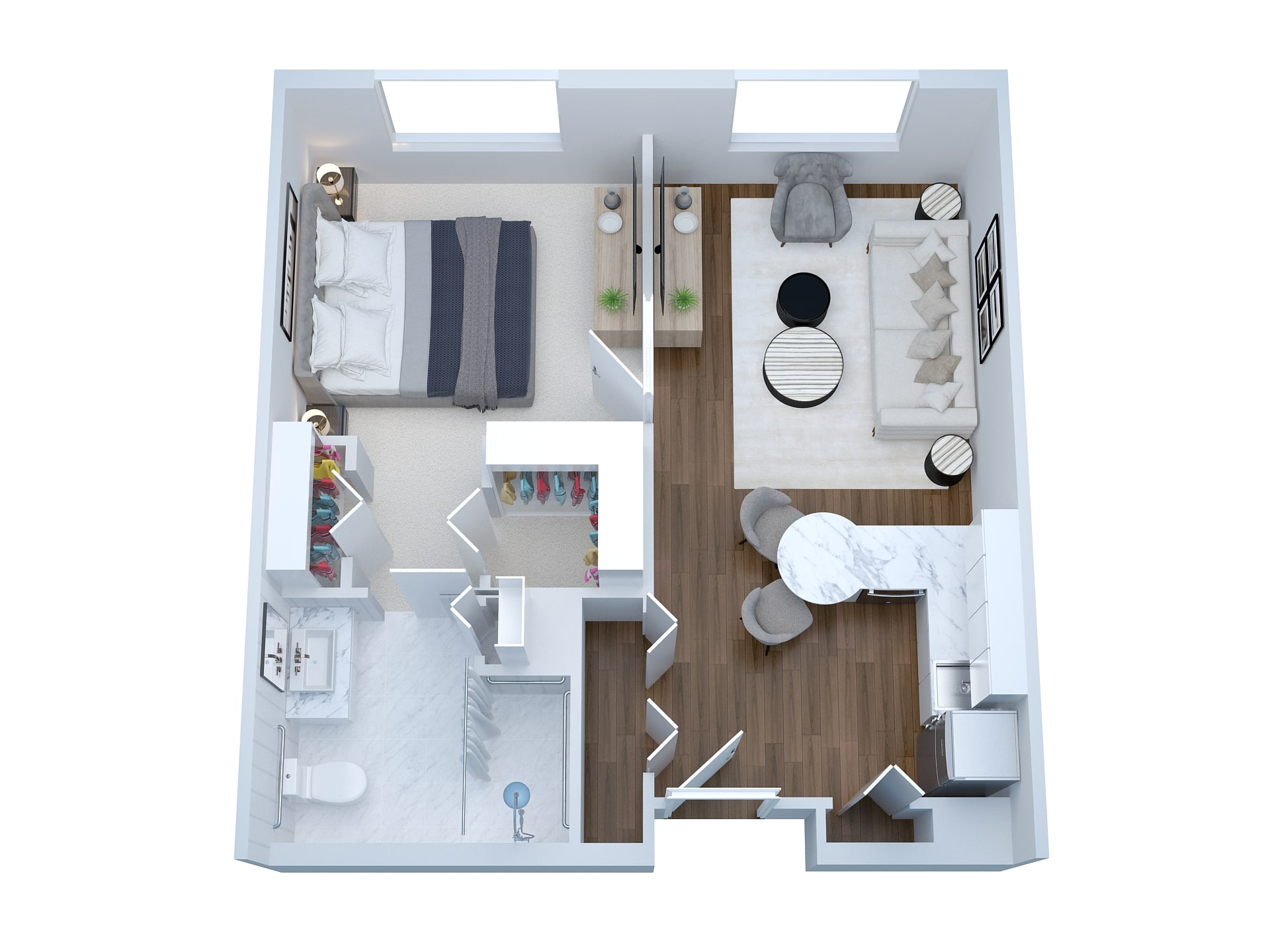 3D Floor Plan Rendering San Jose, California by The 2D3D Floor Plan ...