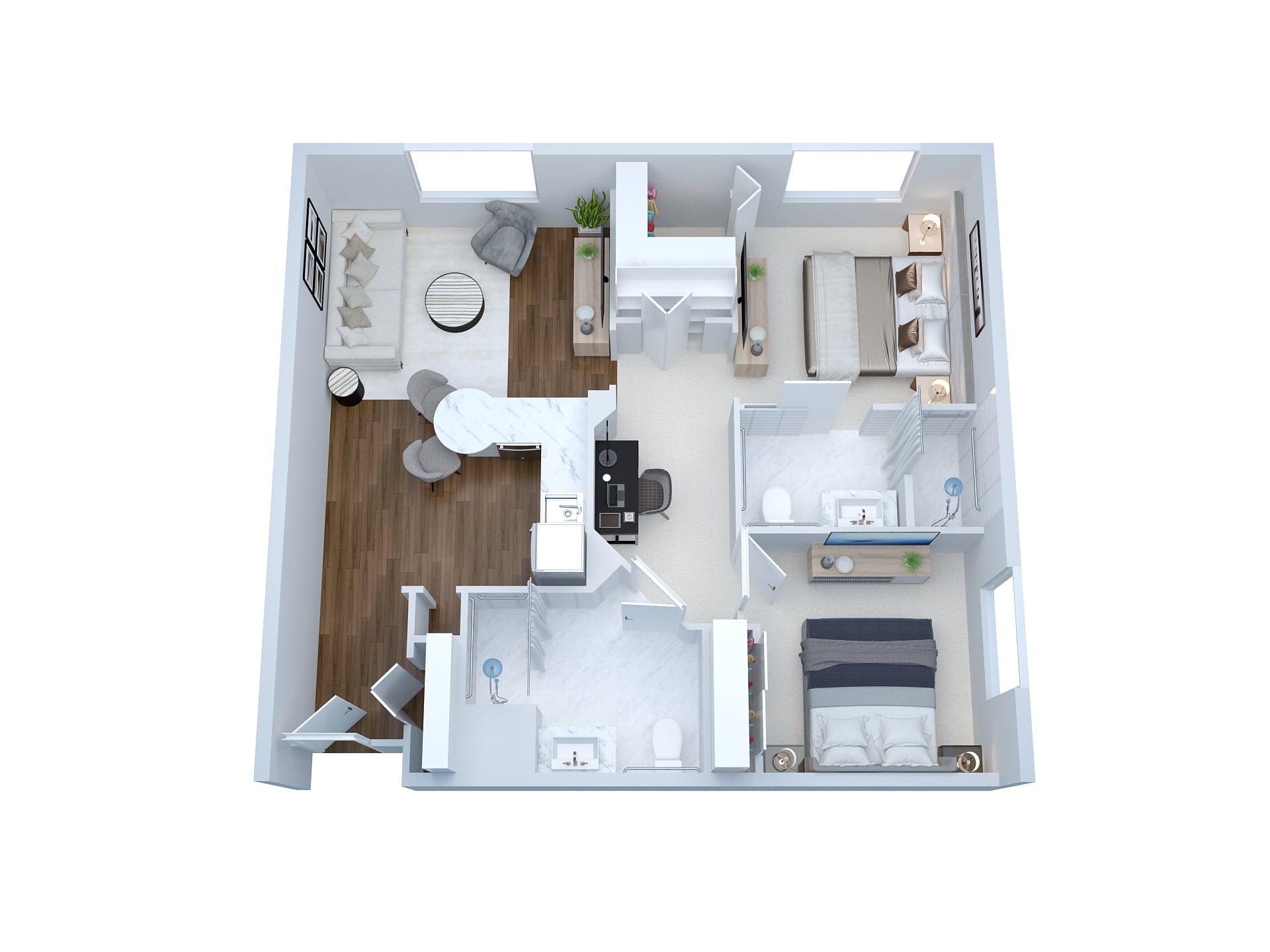 3D Floor Plan Rendering San Jose, California by The 2D3D Floor Plan ...