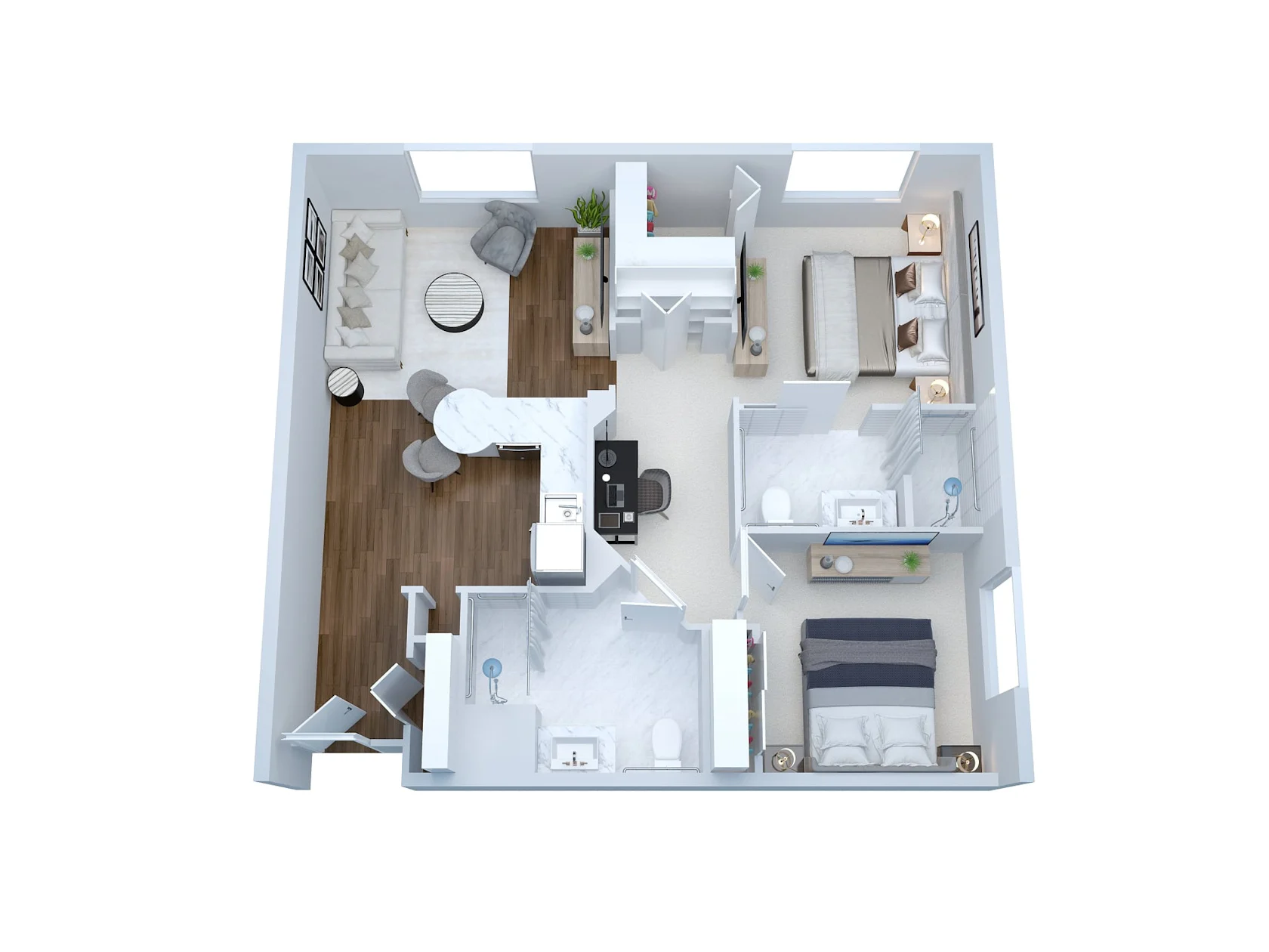 3D Floor Plan Rendering San Jose, California by The 2D3D Floor Plan ...
