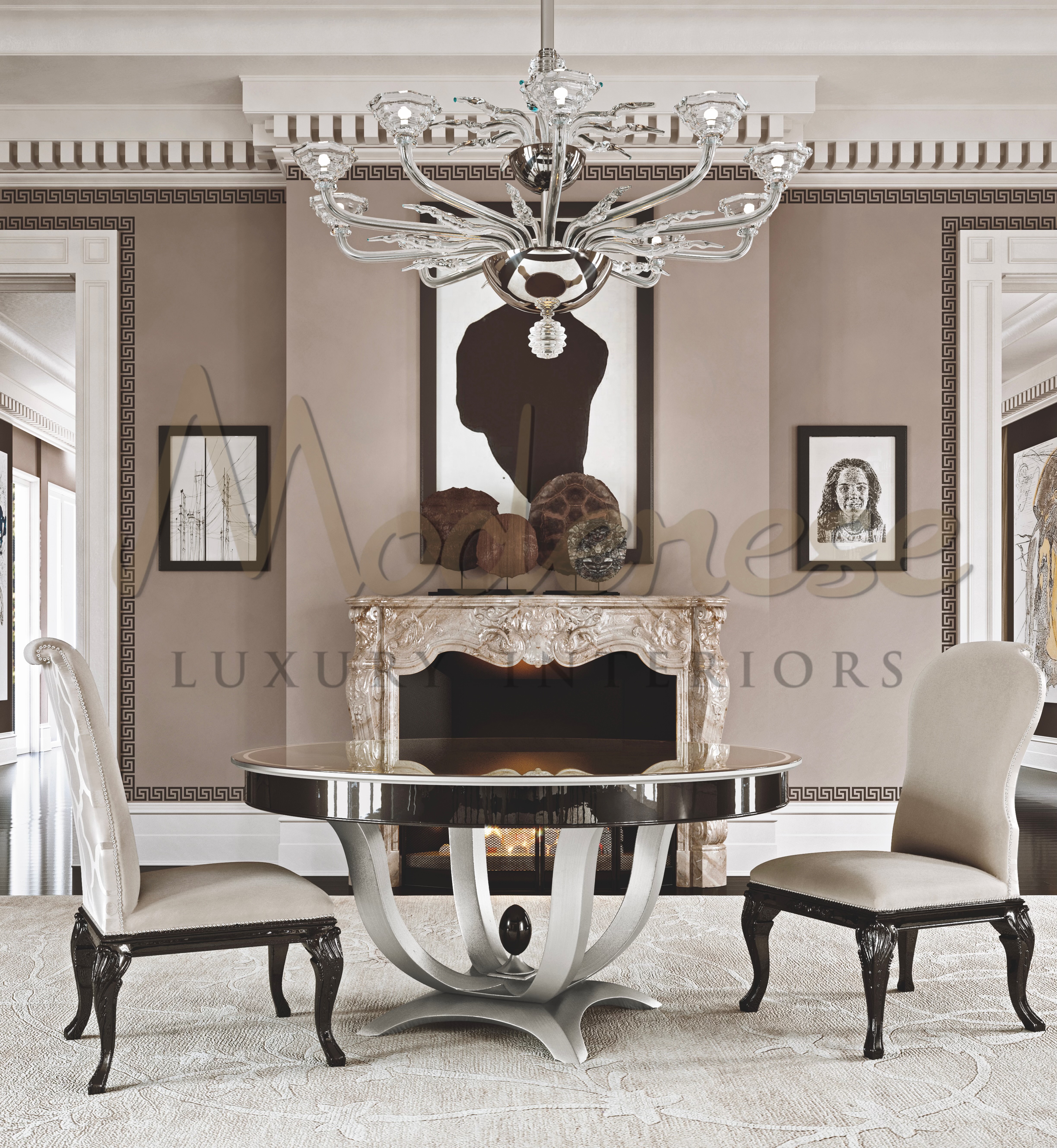 Eclectic Dining Room Furniture For Luxury Mansion by MODENESE Luxury ...