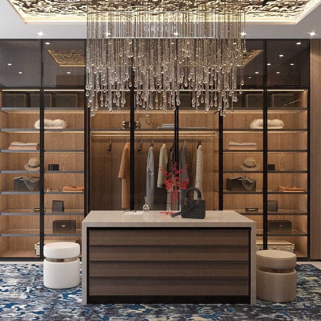 Tailored Luxury: Dressing Room Interior Design and Joinery Solution by ...