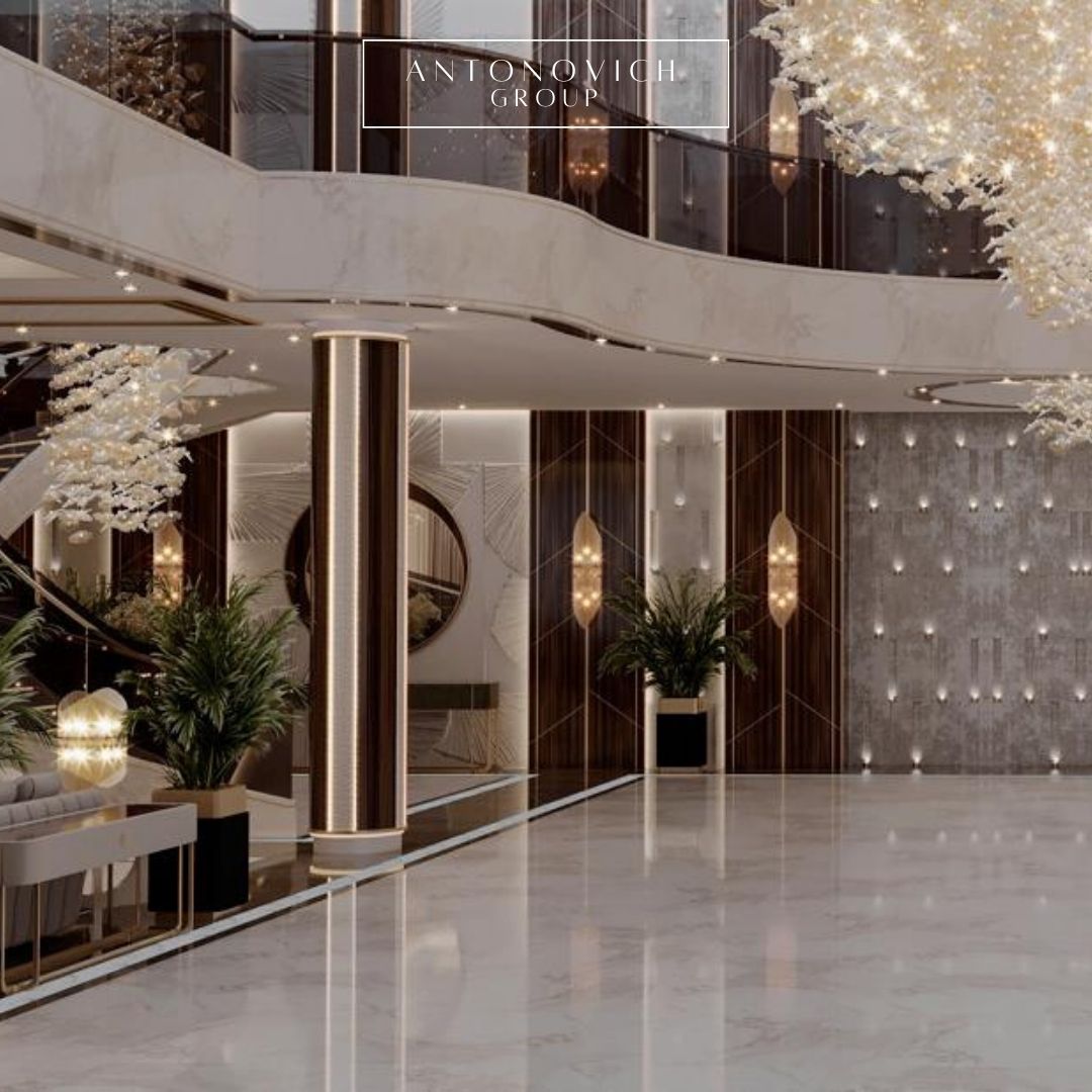 Luxurious Staircase Design for Dubai Villa by LUXURY ANTONOVICH DESIGN ...