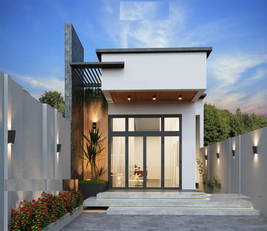 Thiết kế thi công nhà cấp 4 mái bằng đẹp sang trọng by NEOHouse CTy ...