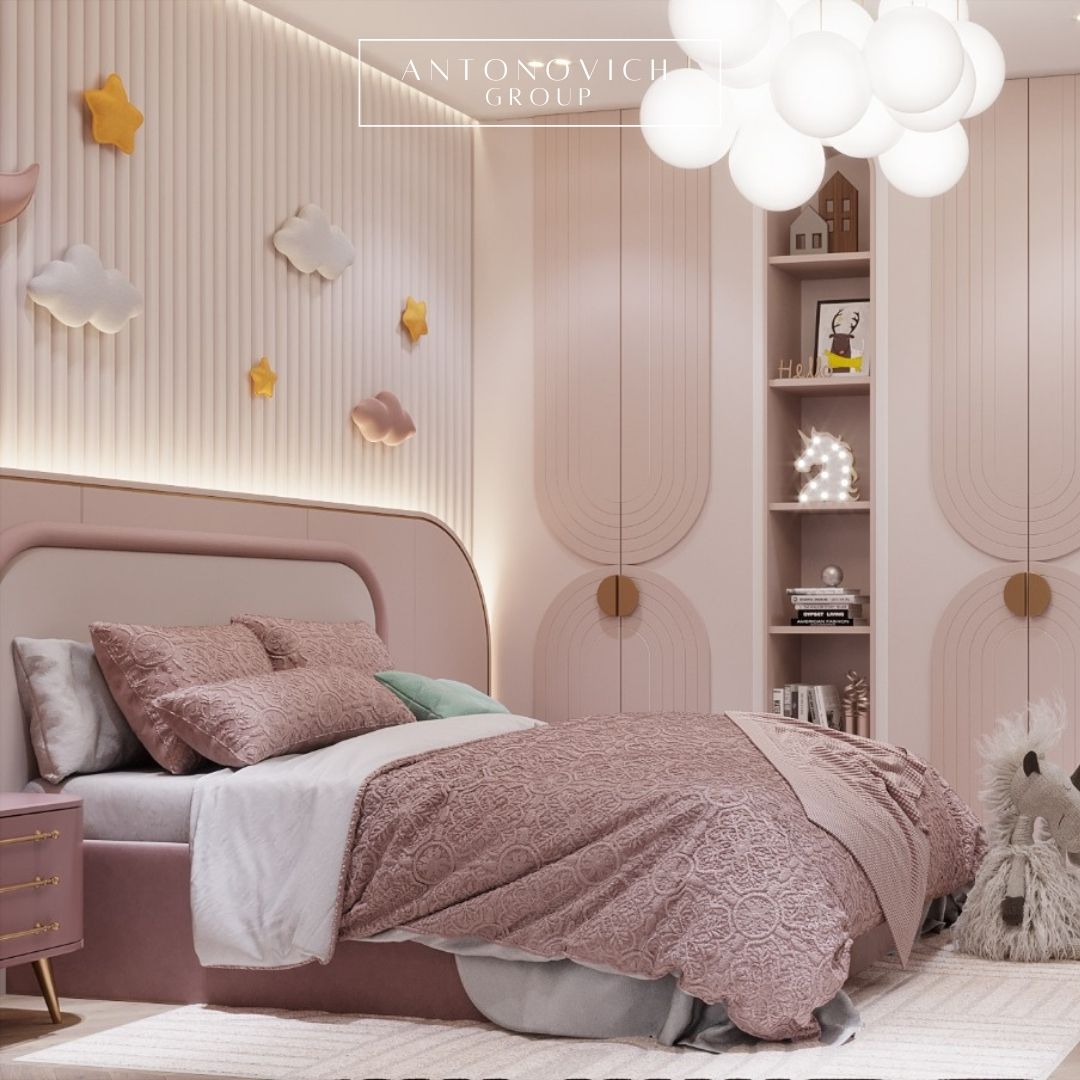 Girls Bedroom Interior design and Fit-out Solution by LUXURY ANTONOVICH ...