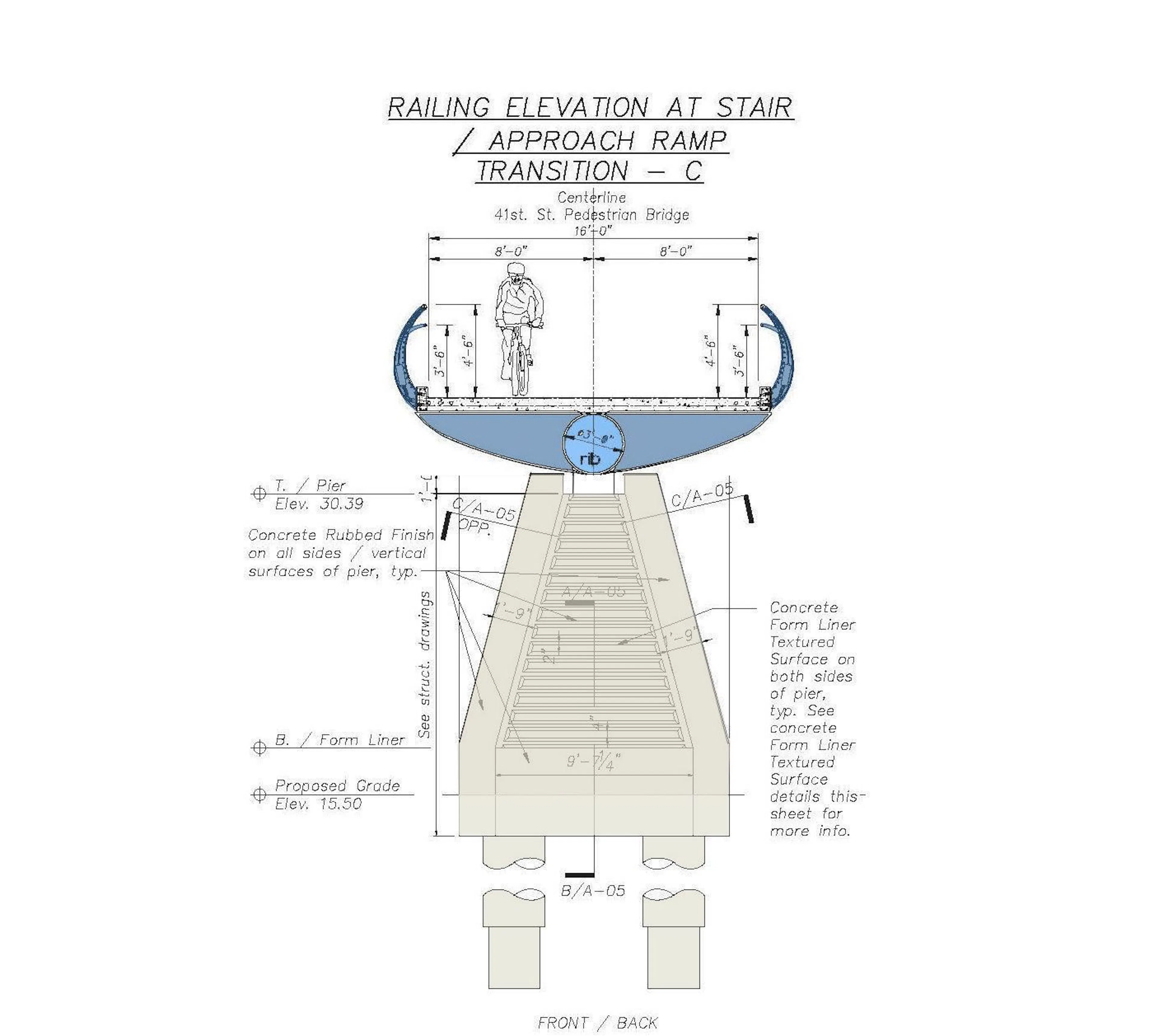41st and 43rd Street Pedestrian Bridges Chicago — 18