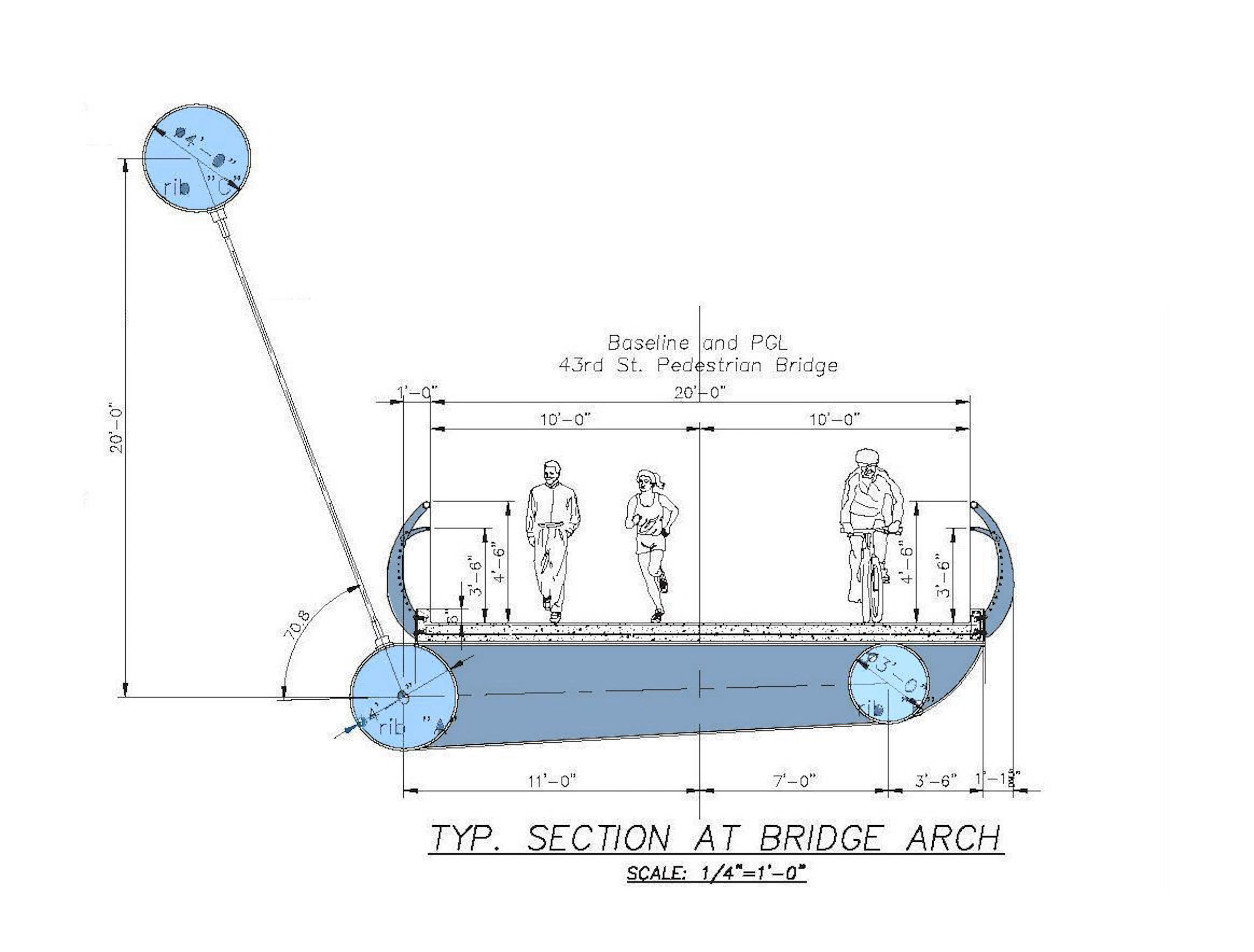 41st and 43rd Street Pedestrian Bridges Chicago — 19