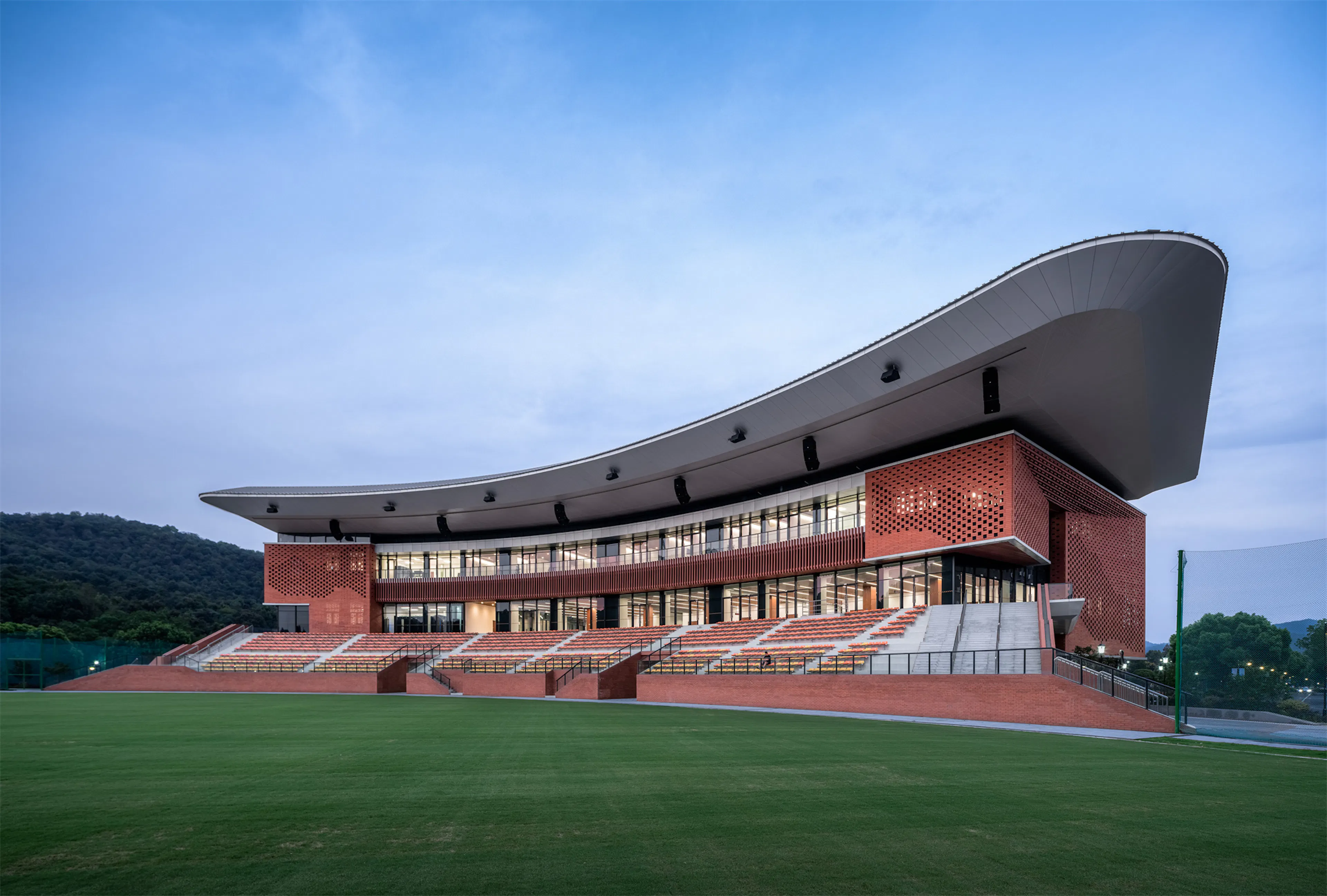 The Asian Games Cricket Field in Pingfeng Campus of Zhejiang University of Technology