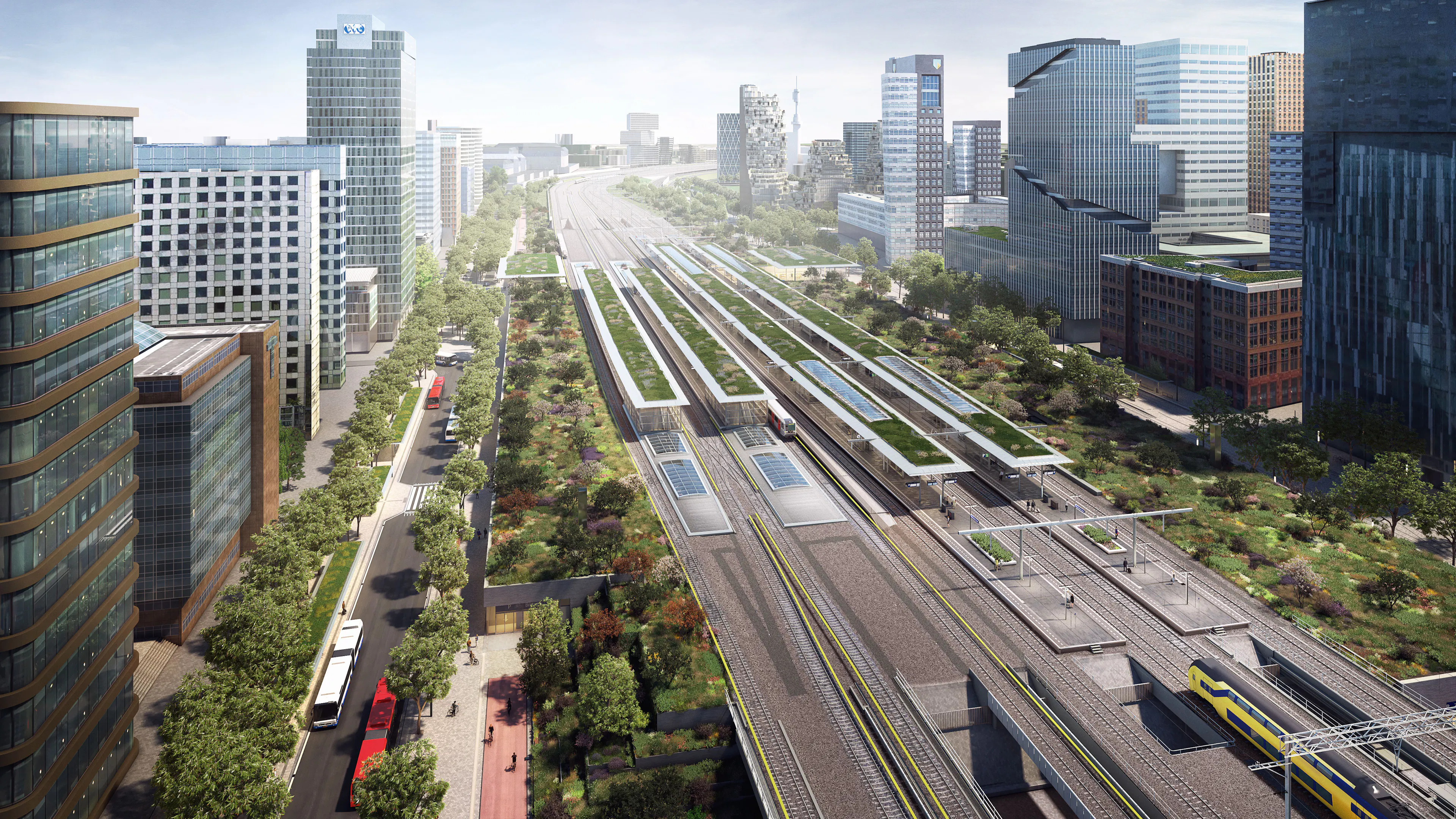 Zuidasdok - Amsterdam South station — 2