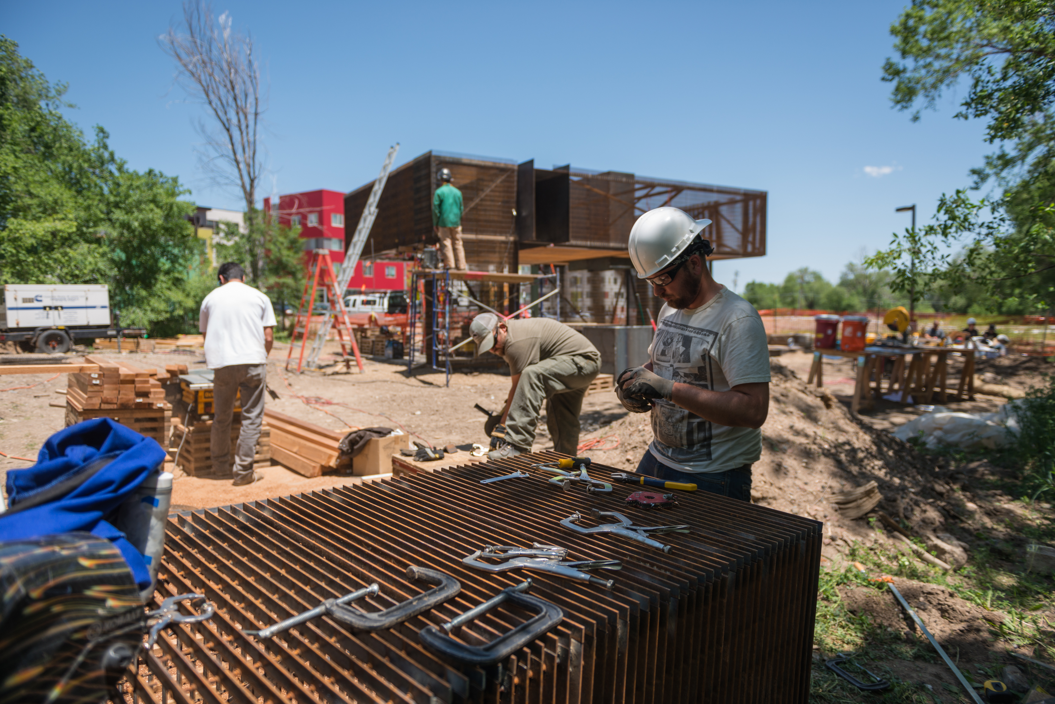 Lamar Station Urban Farming Classroom by Colorado Building