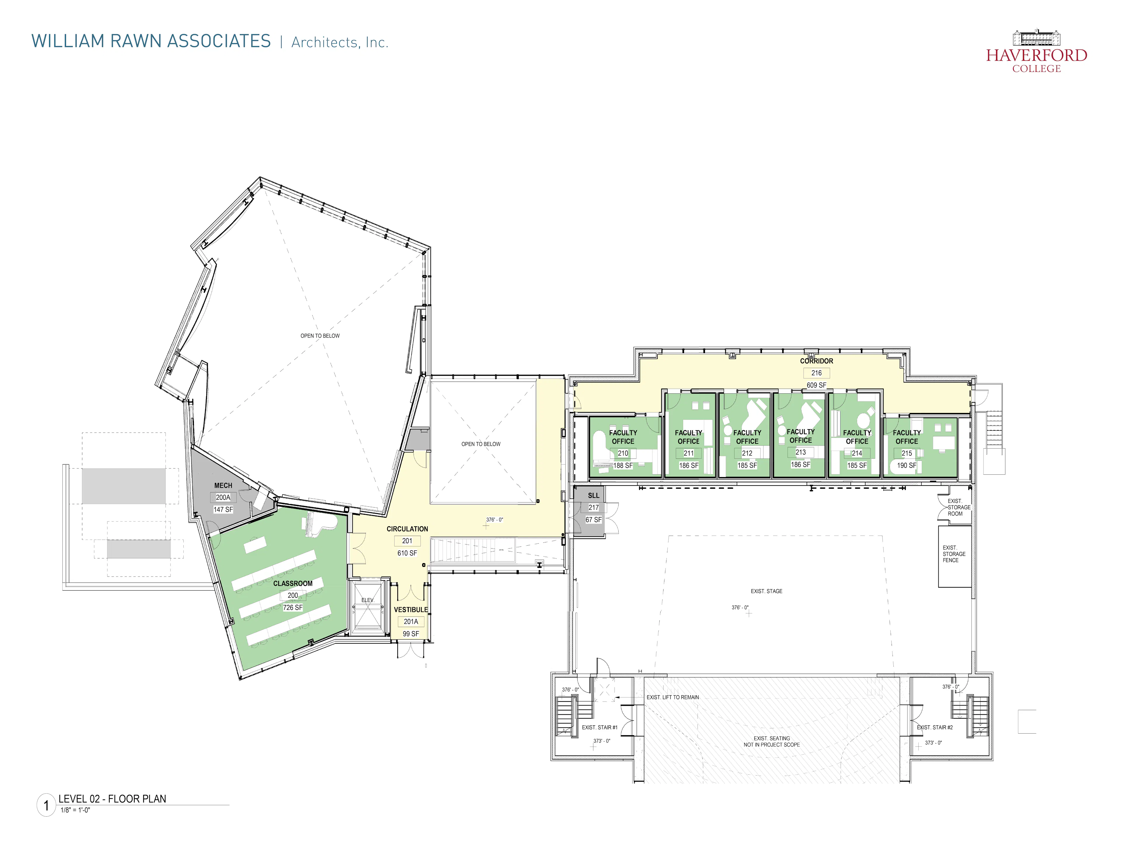 Jaharis Recital Hall and Roberts Music Building at Haverford College — 9